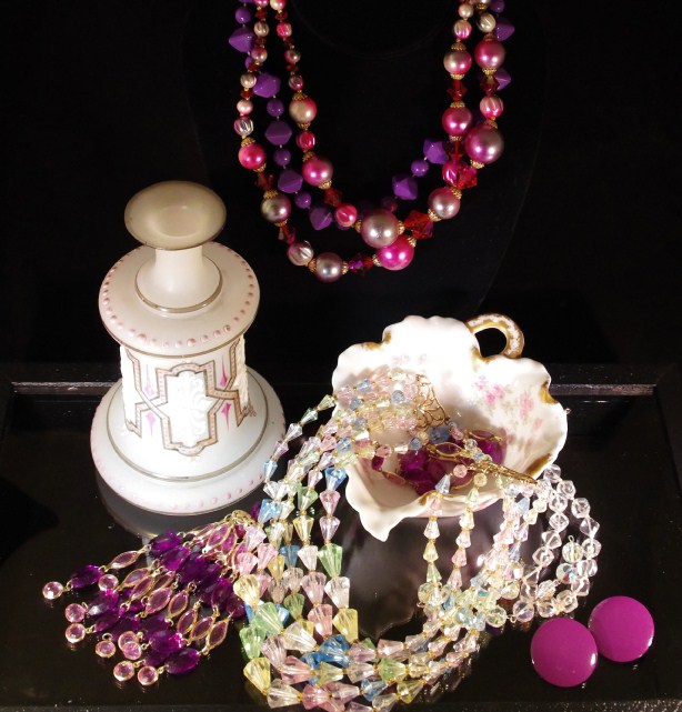 Collection of Jewelry and Accessories Includes a Haviland Bowl