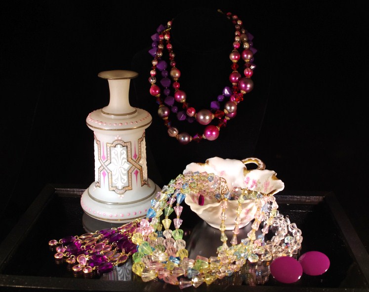 Collection of Jewelry and Accessories Includes a Haviland Bowl