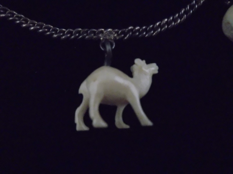 Hand Carved Ivory Charm Bracelet 