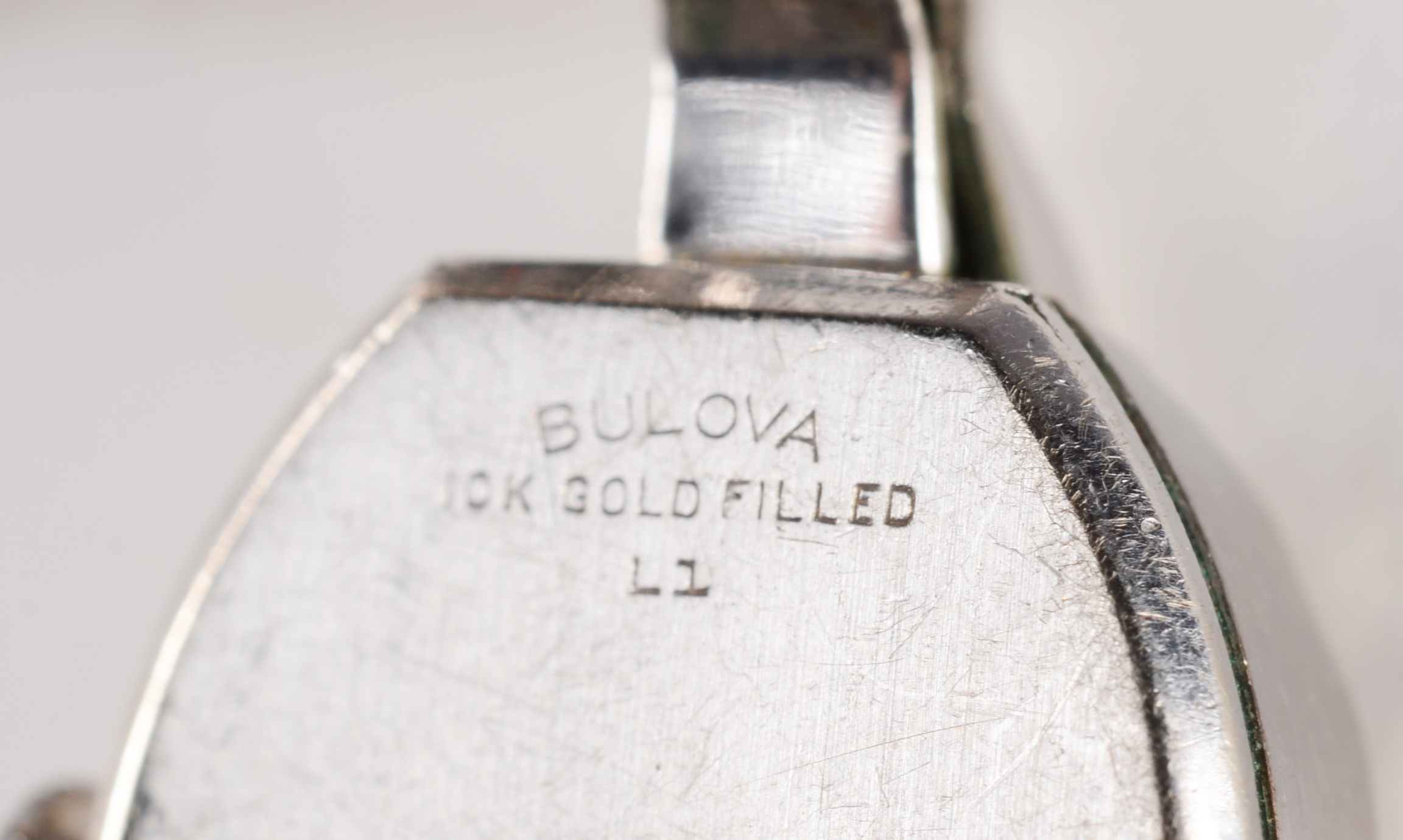  Vintage Bulova 10 K Gold Filled Diamond Watch Stretch Bracelet