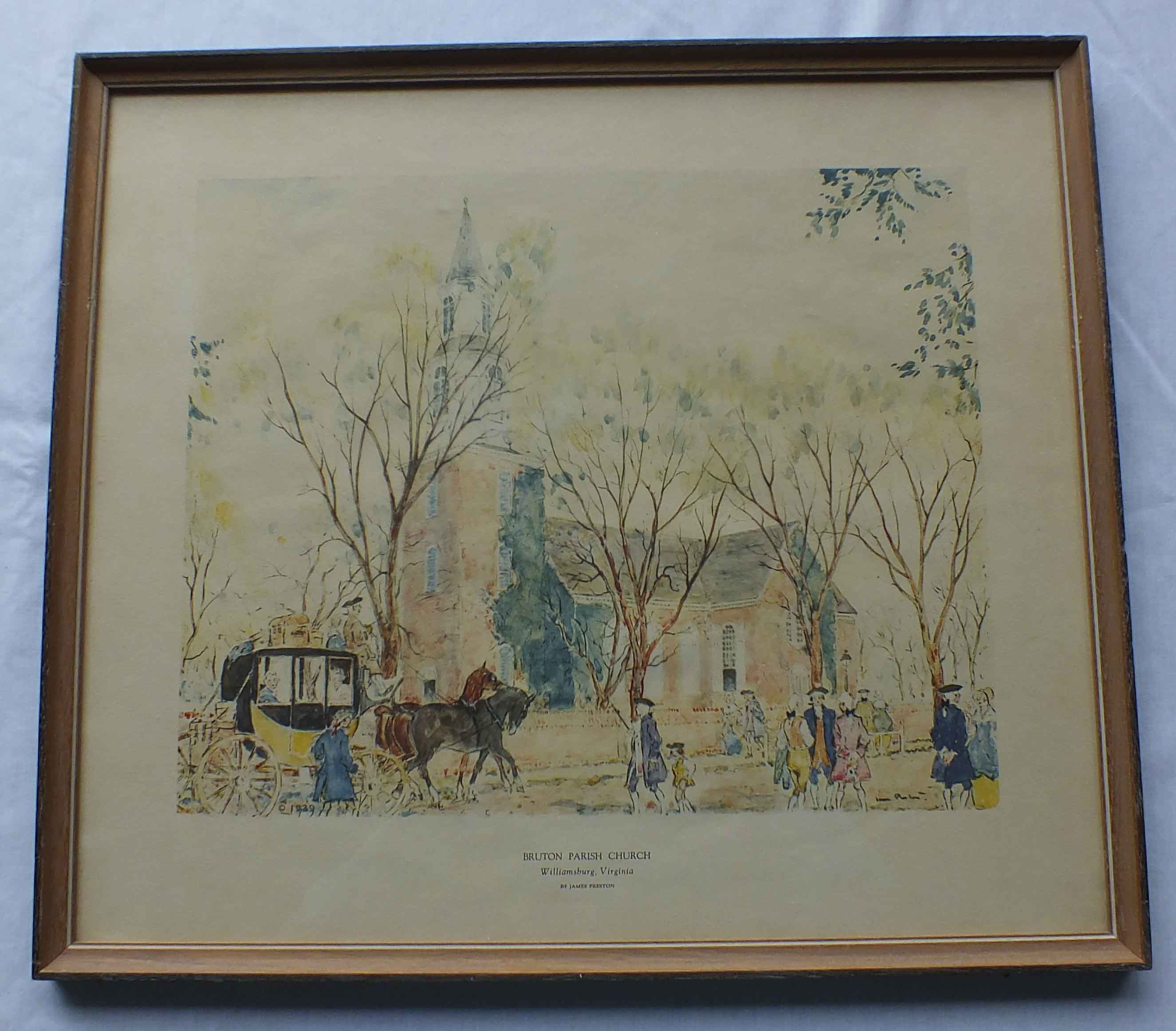 James Preston Williamsburg Prints