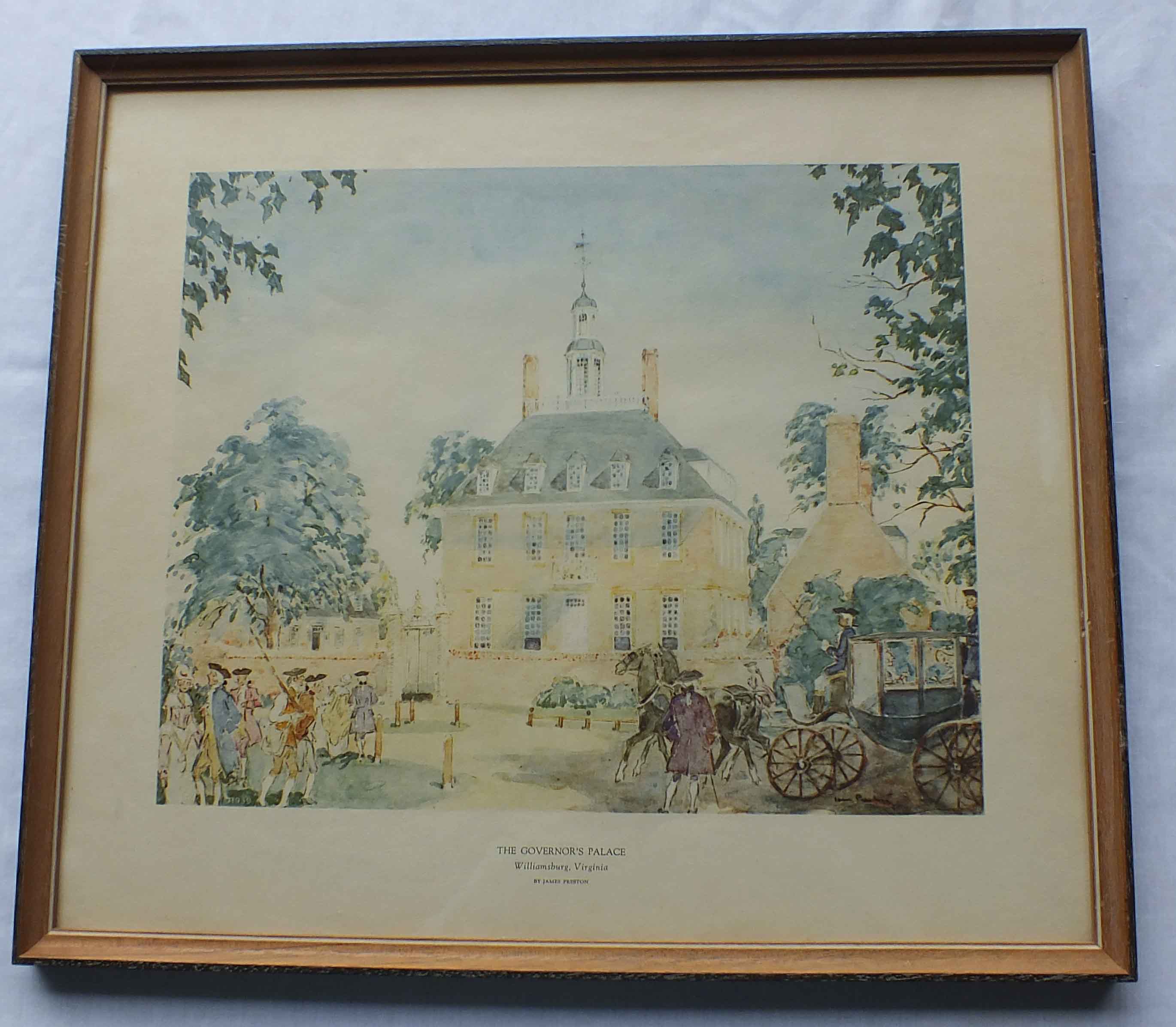James Preston Williamsburg Prints