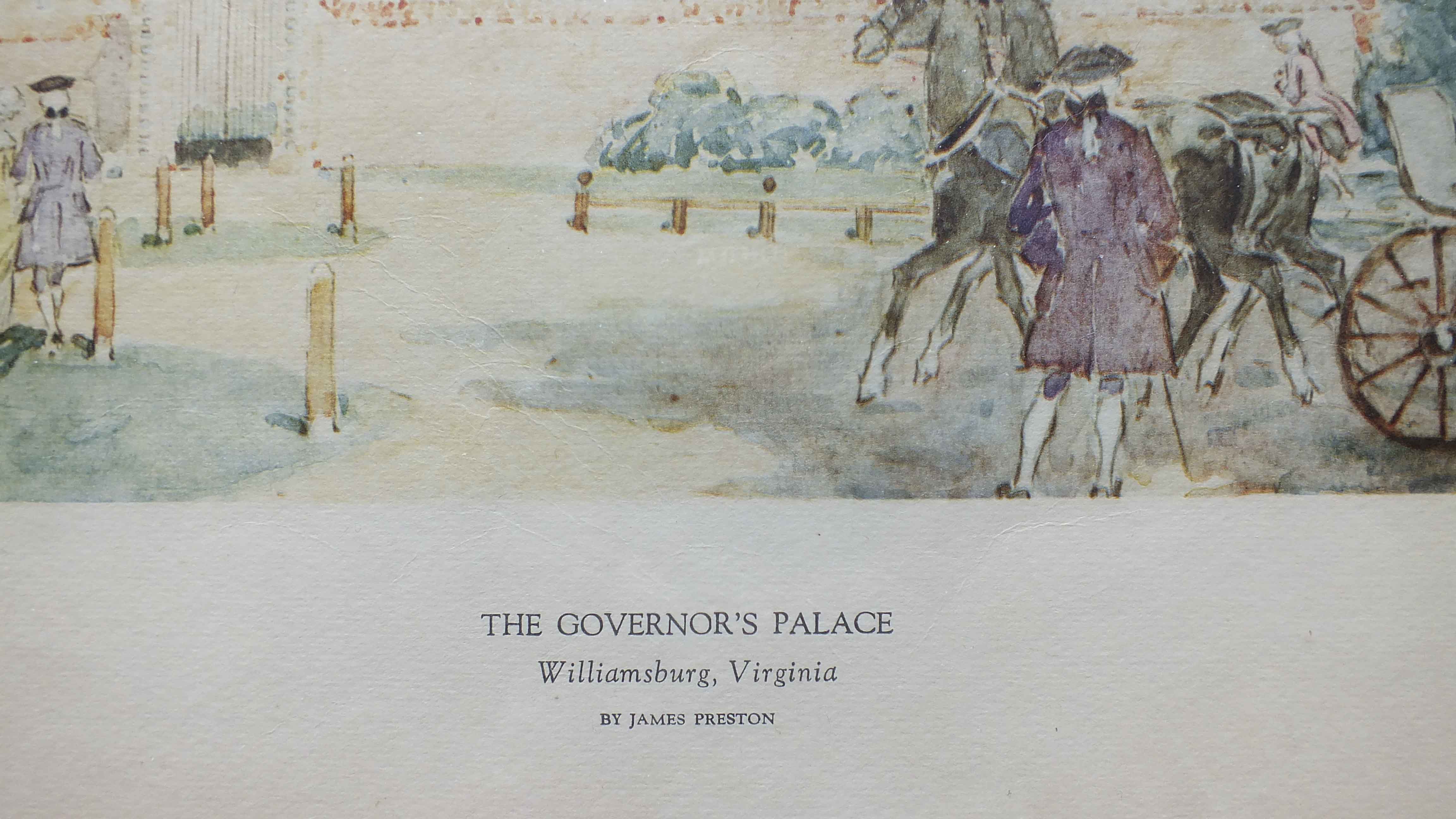 James Preston Williamsburg Prints