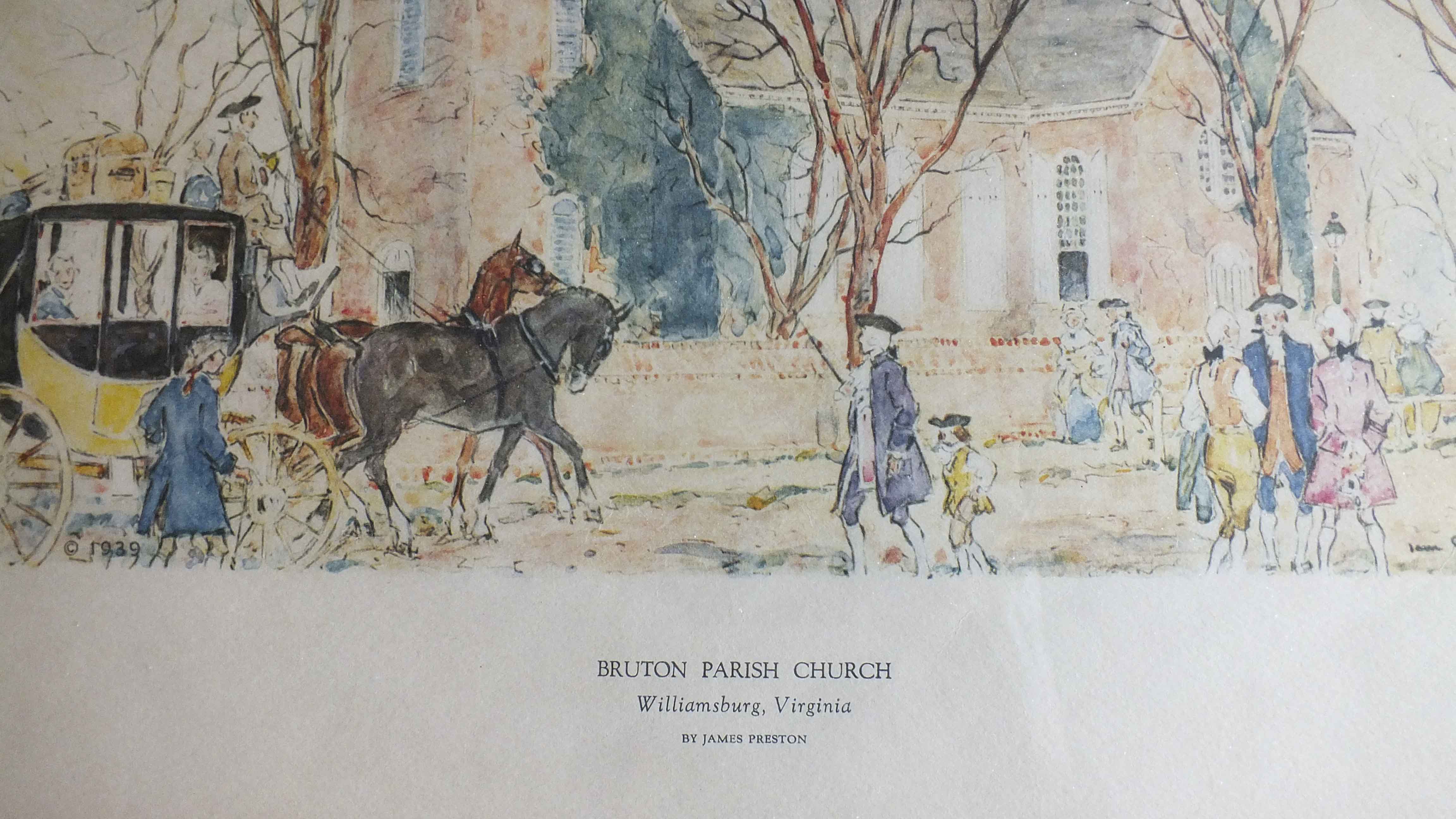 James Preston Williamsburg Prints