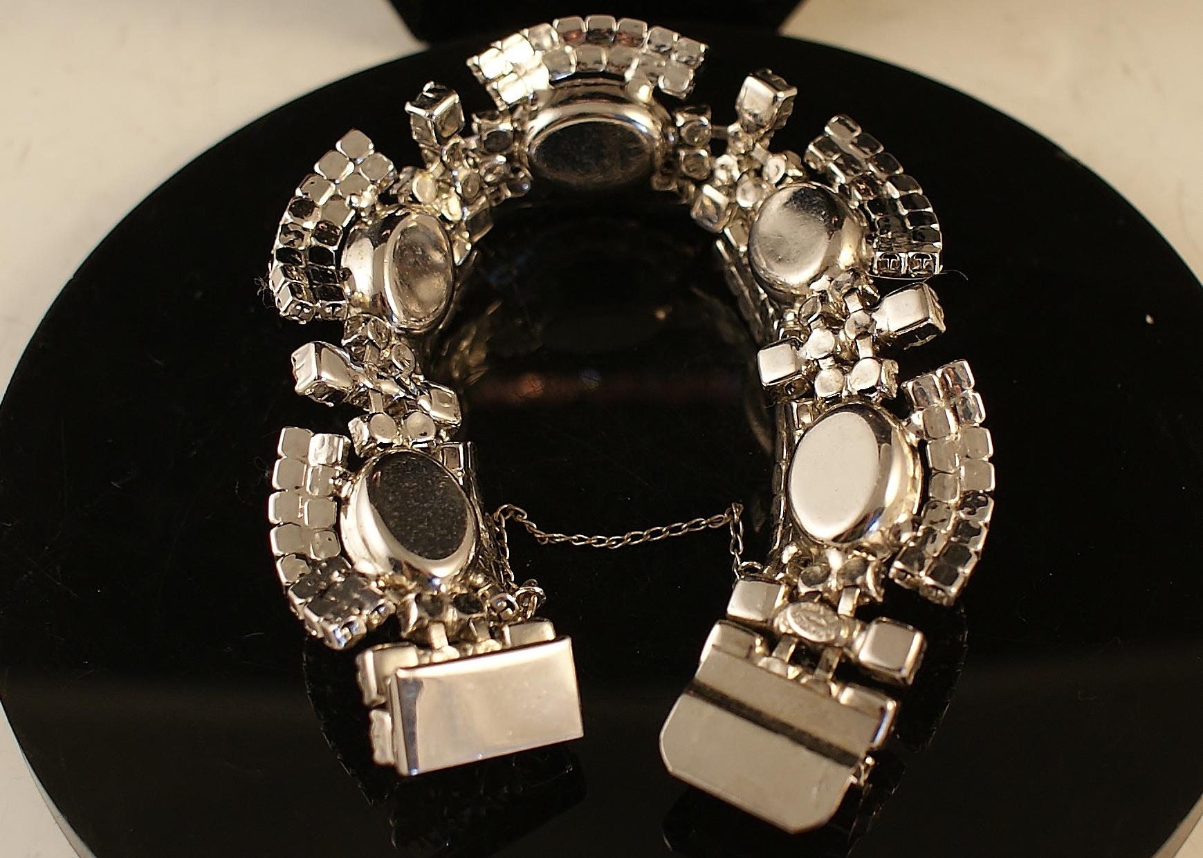 Vintage Rhinestone Jewelry Lot Weiss