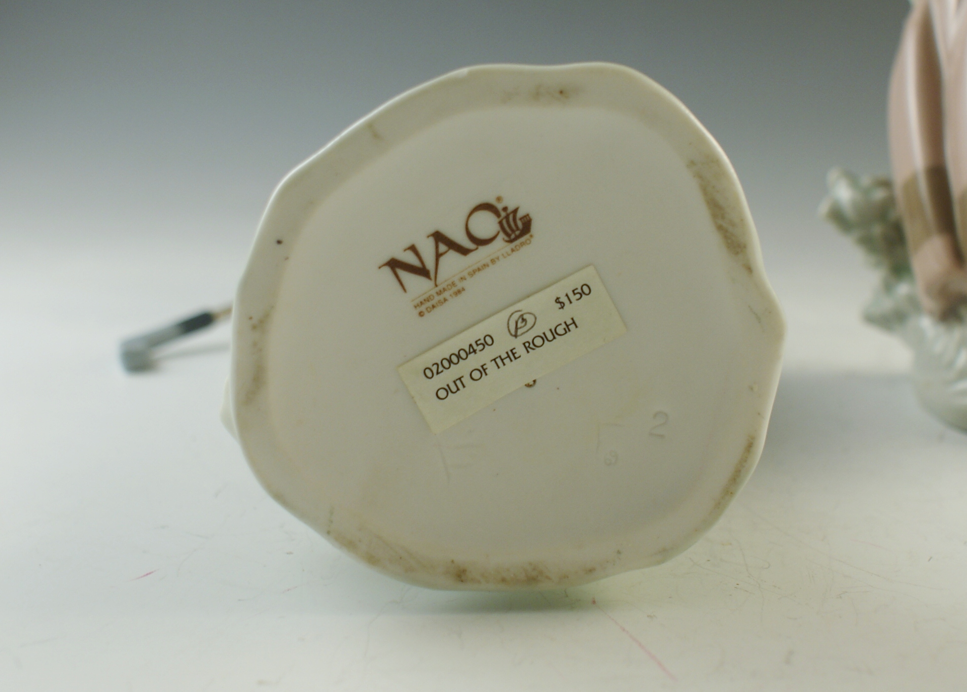 2 Porcelain Hand Painted Statuettes 