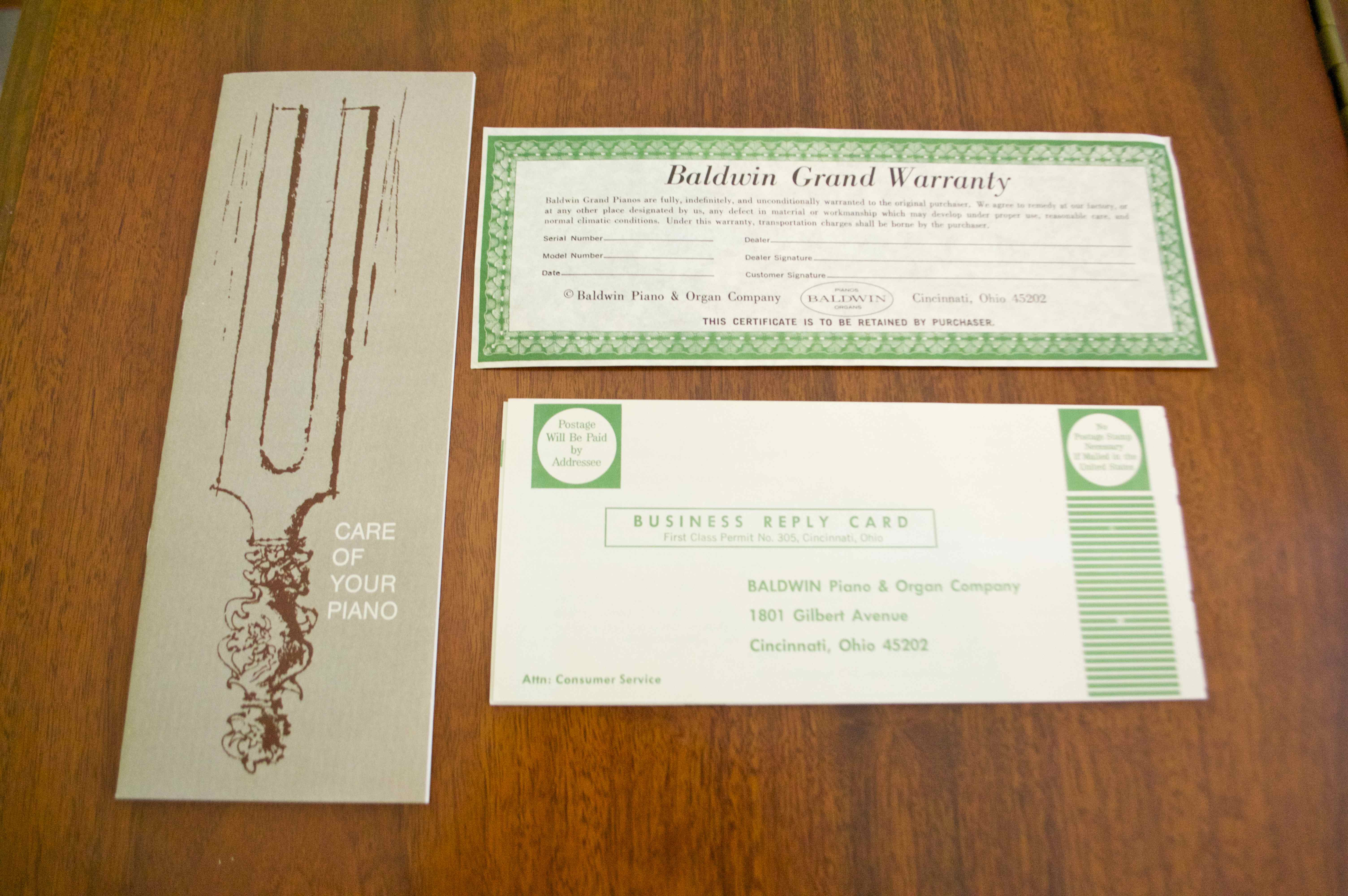 Baldwin Baby Grand Piano