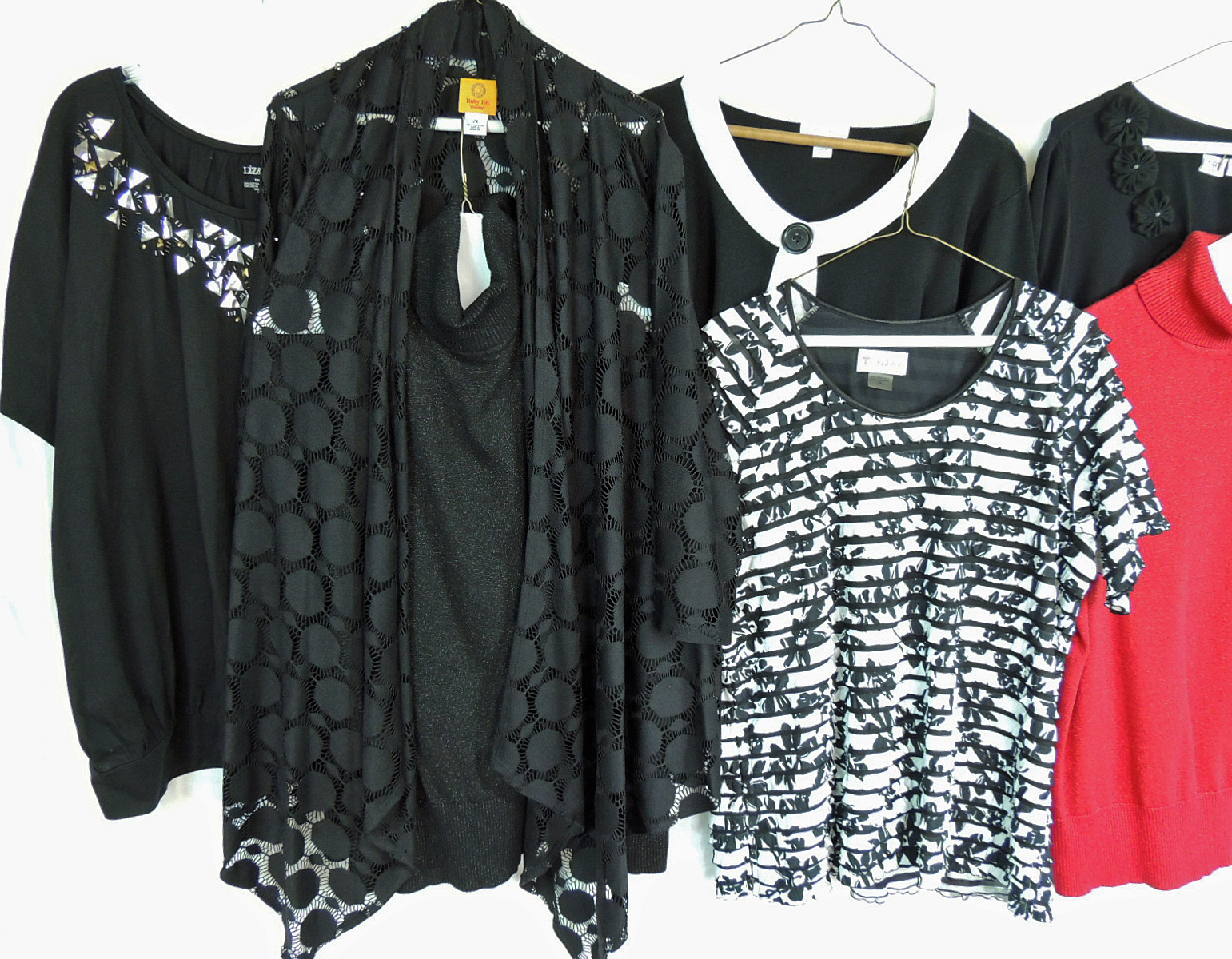 Women's Tops, Most Black and White