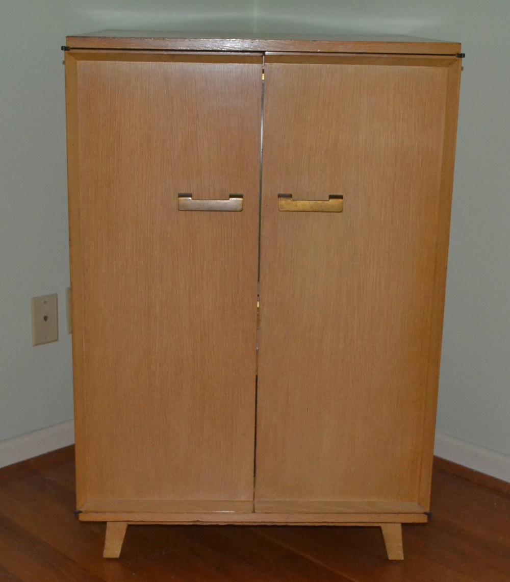 Vintage RCA TV In Cabinet