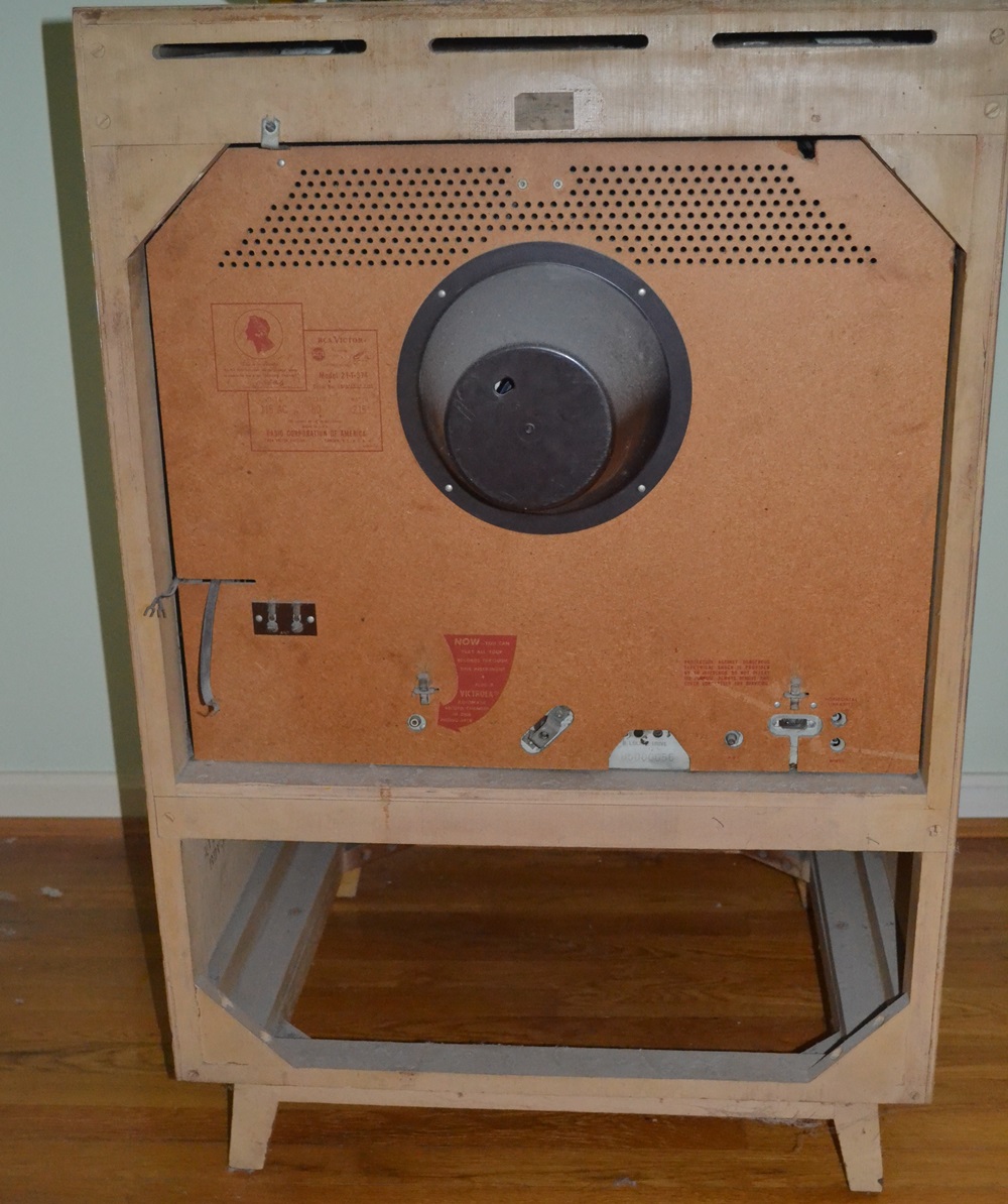 Vintage RCA TV In Cabinet