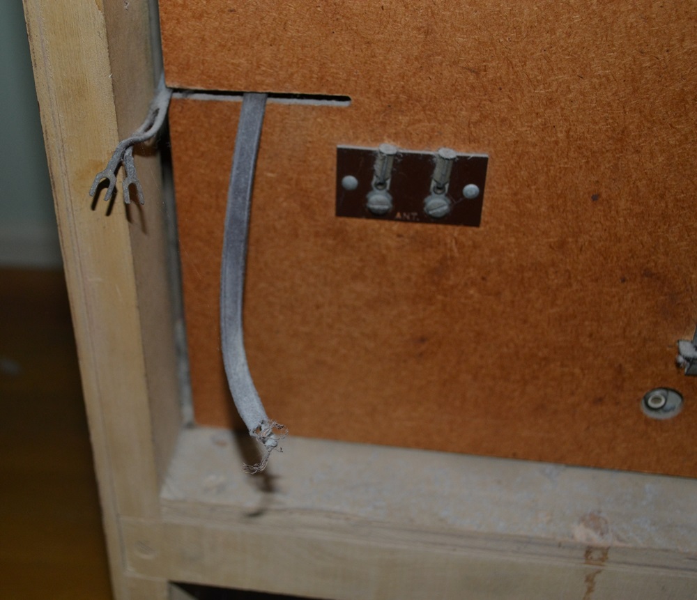 Vintage RCA TV In Cabinet