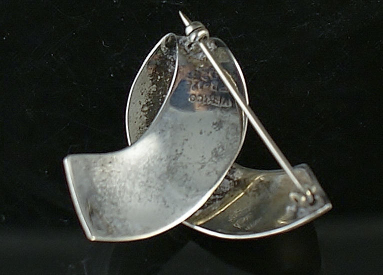 Mexican 925 Silver Brooch & Bracelet