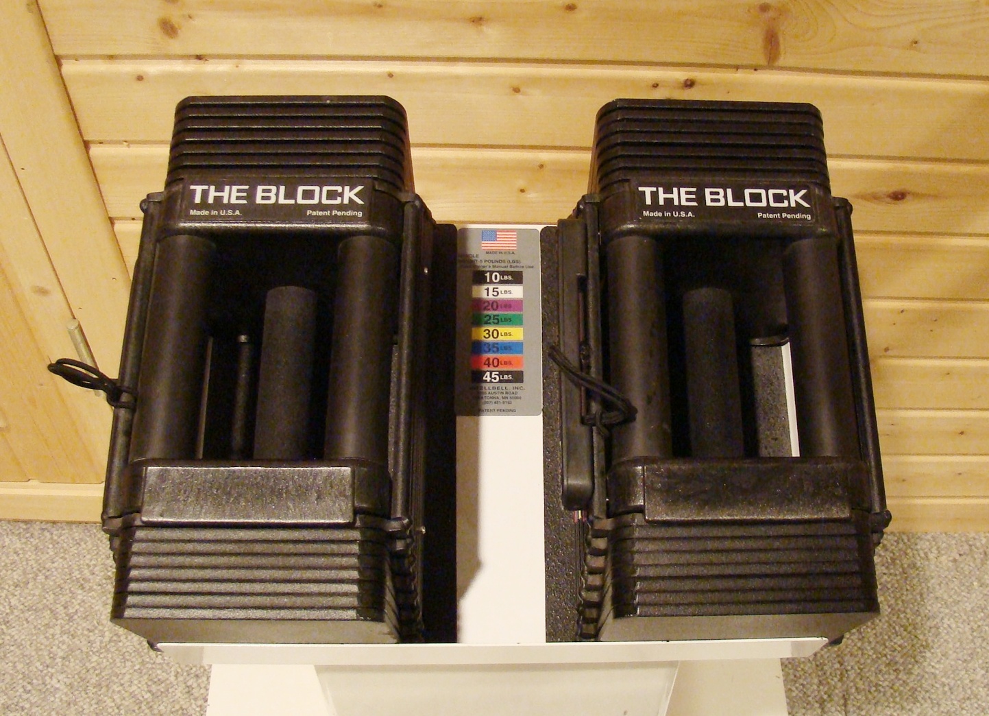 Power Block Classic 45-Set Adjustable Dumbbell and Stand