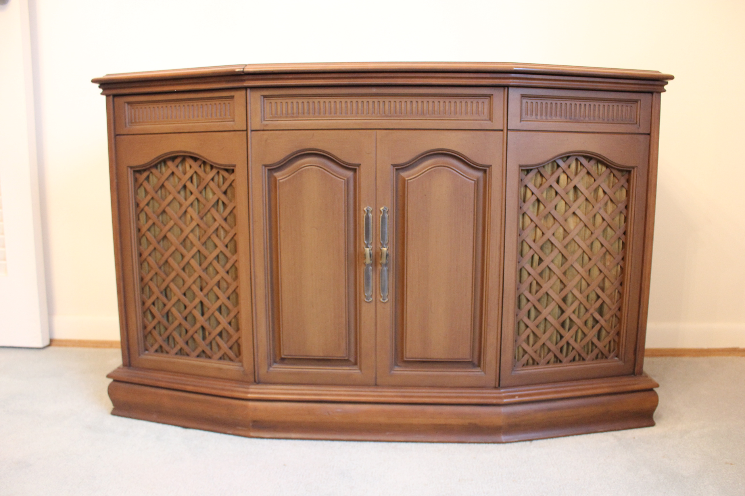 RCA Stereo Console with Record Player and Radio