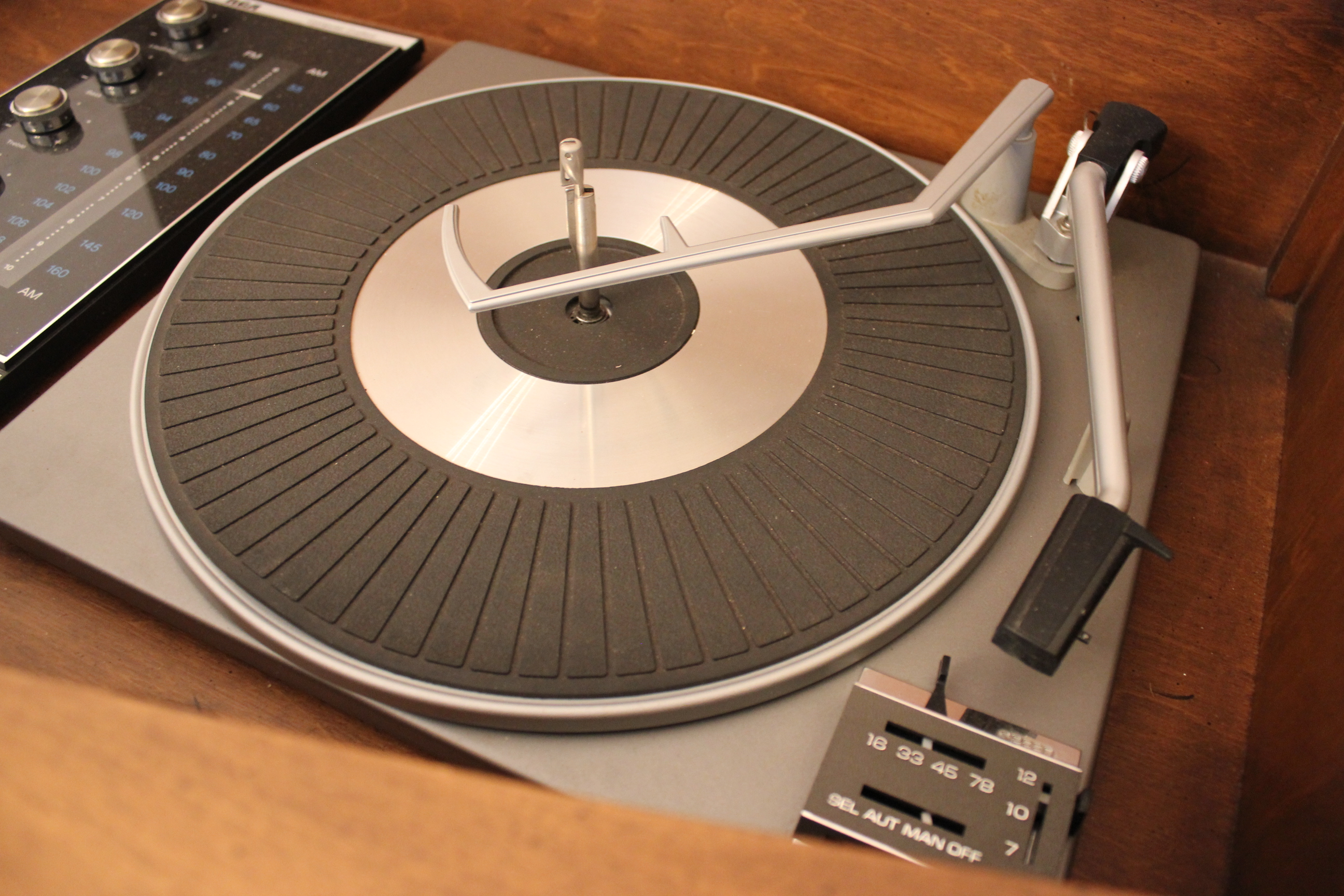 RCA Stereo Console with Record Player and Radio