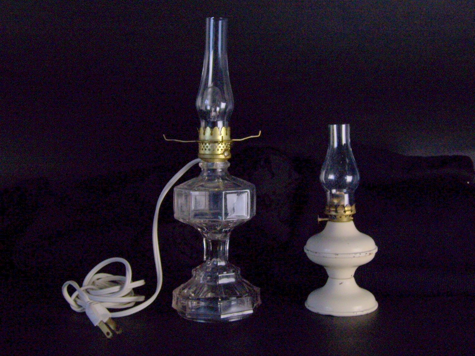 Vintage Hurricane Lamps