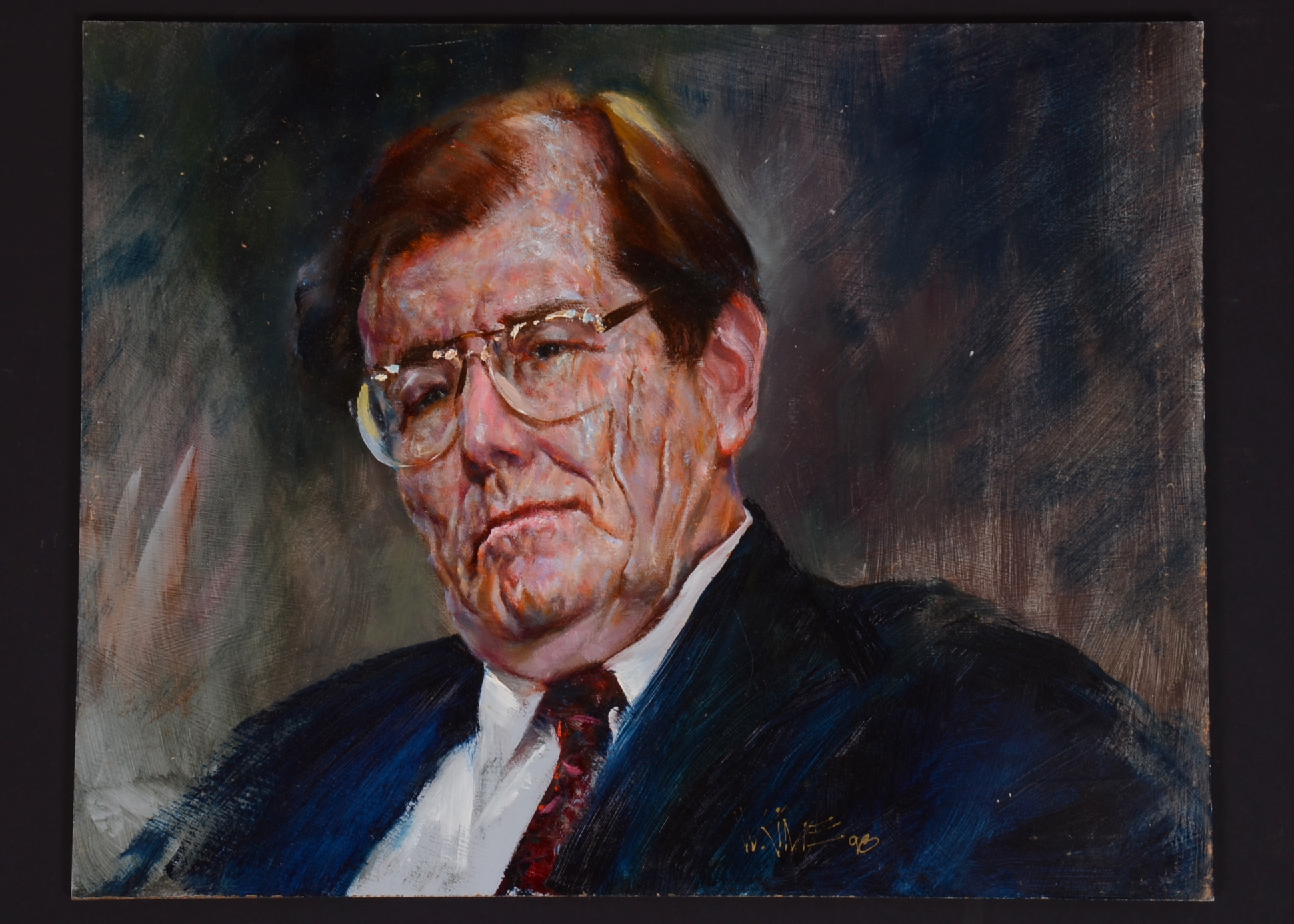 Original Wesley Kime Oil on Masonite