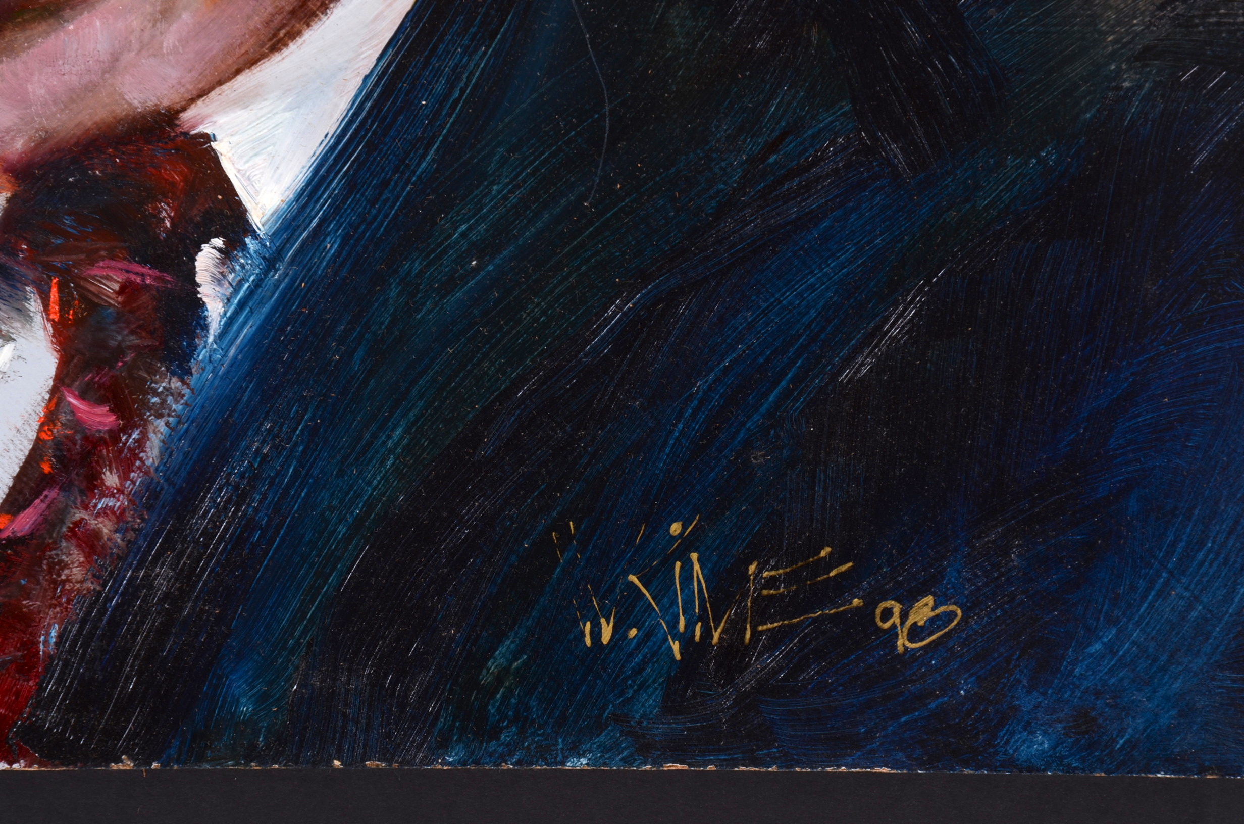 Original Wesley Kime Oil on Masonite