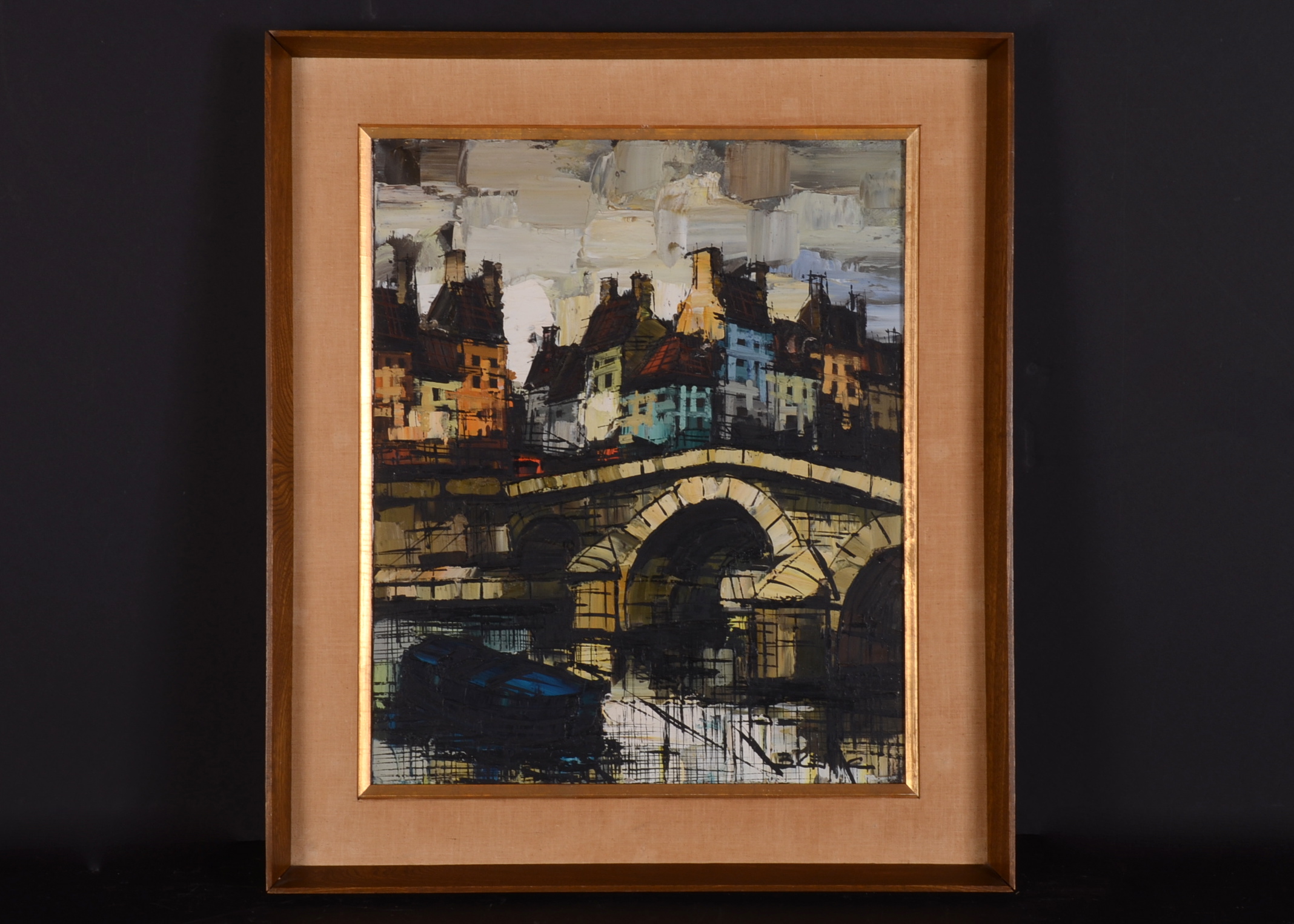 Original Boris Cenic Oil on Canvas Painting