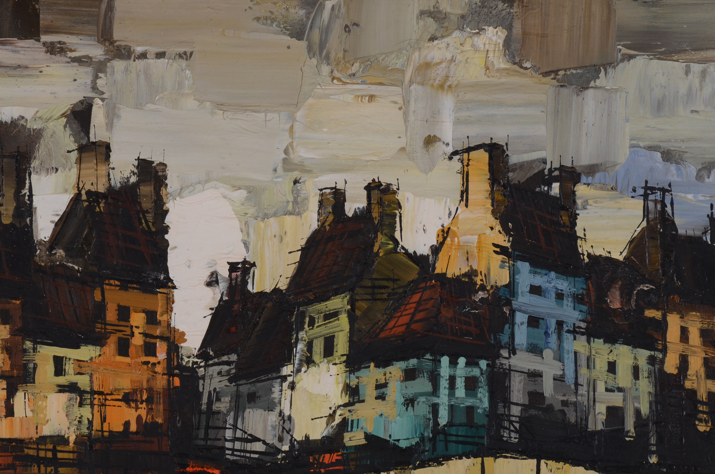 Original Boris Cenic Oil on Canvas Painting