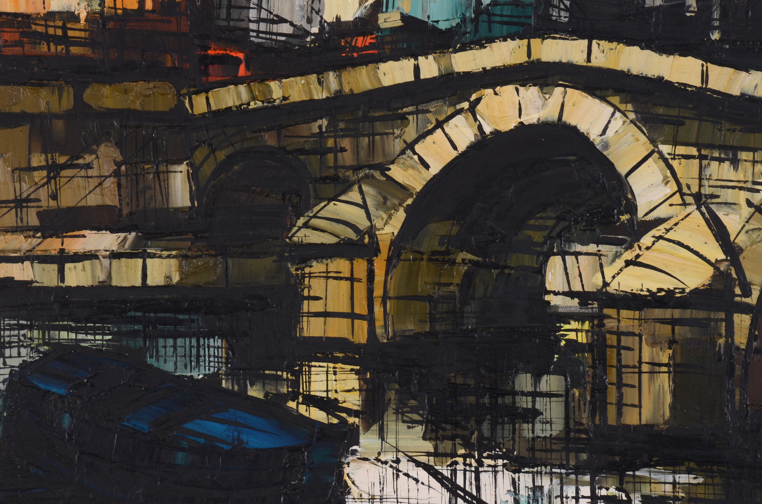 Original Boris Cenic Oil on Canvas Painting