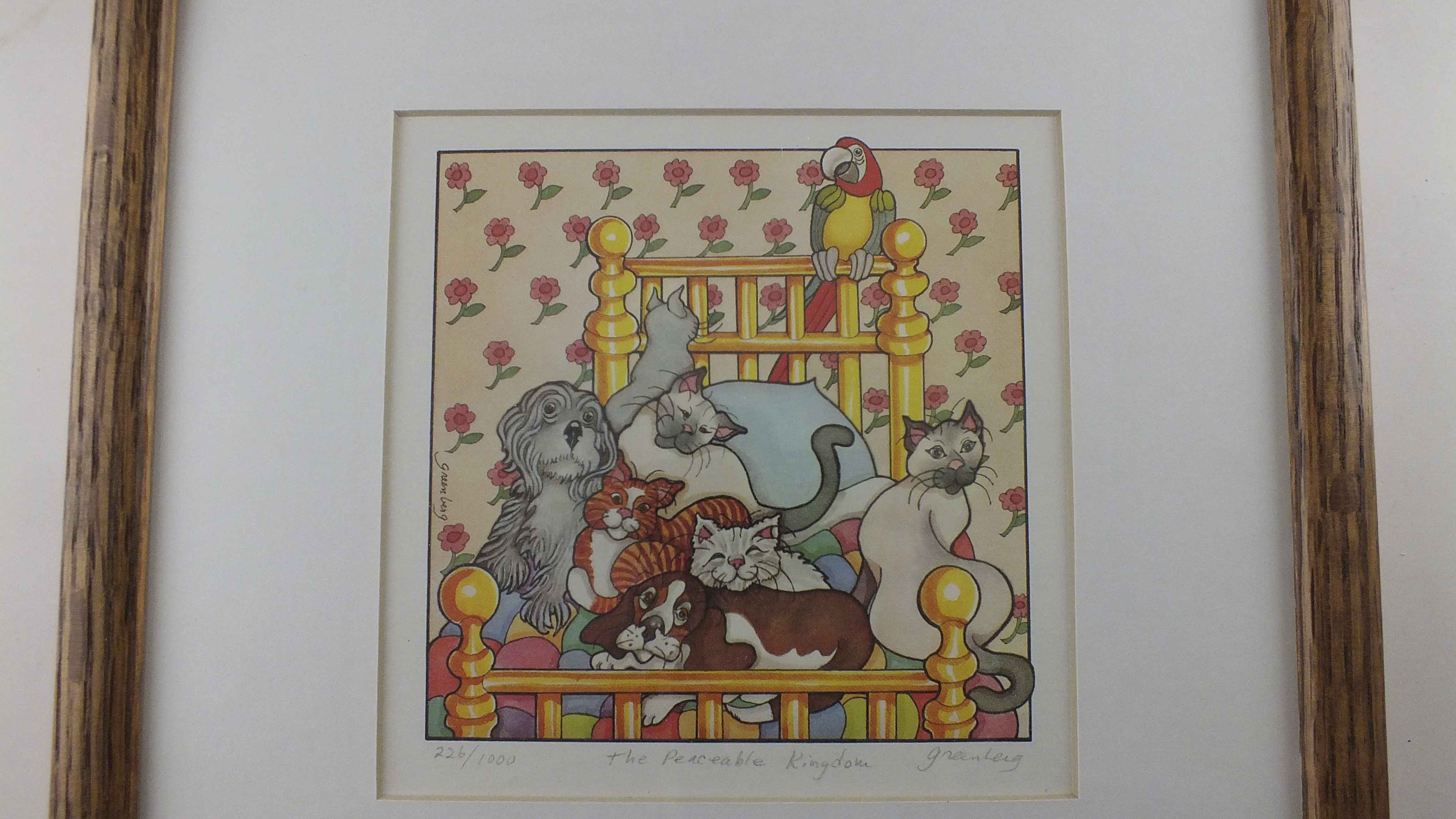 Frances Greenberg Singed and Numbered Print