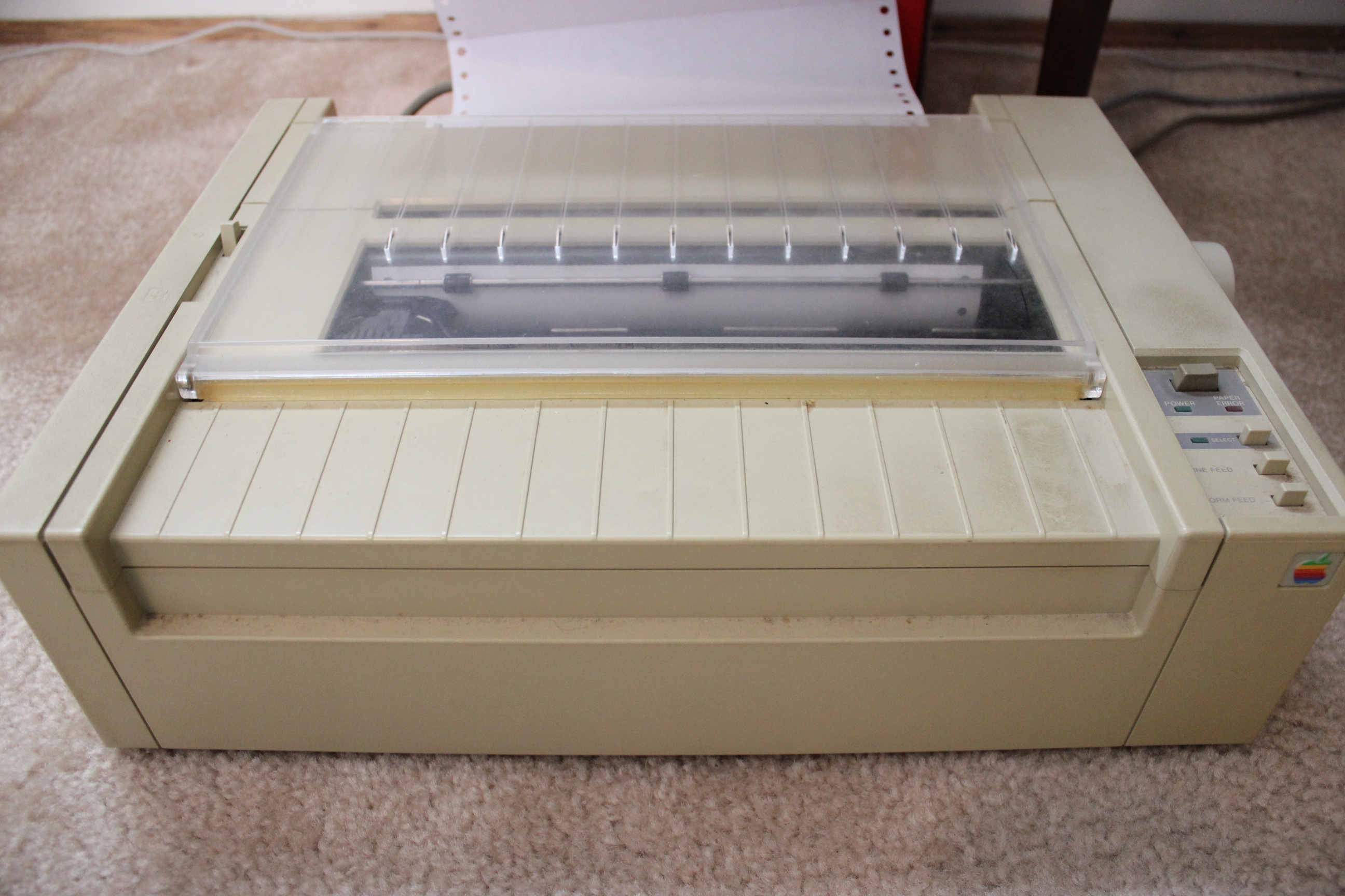 Vintage Apple IIe Computer, Printer and Accessories 