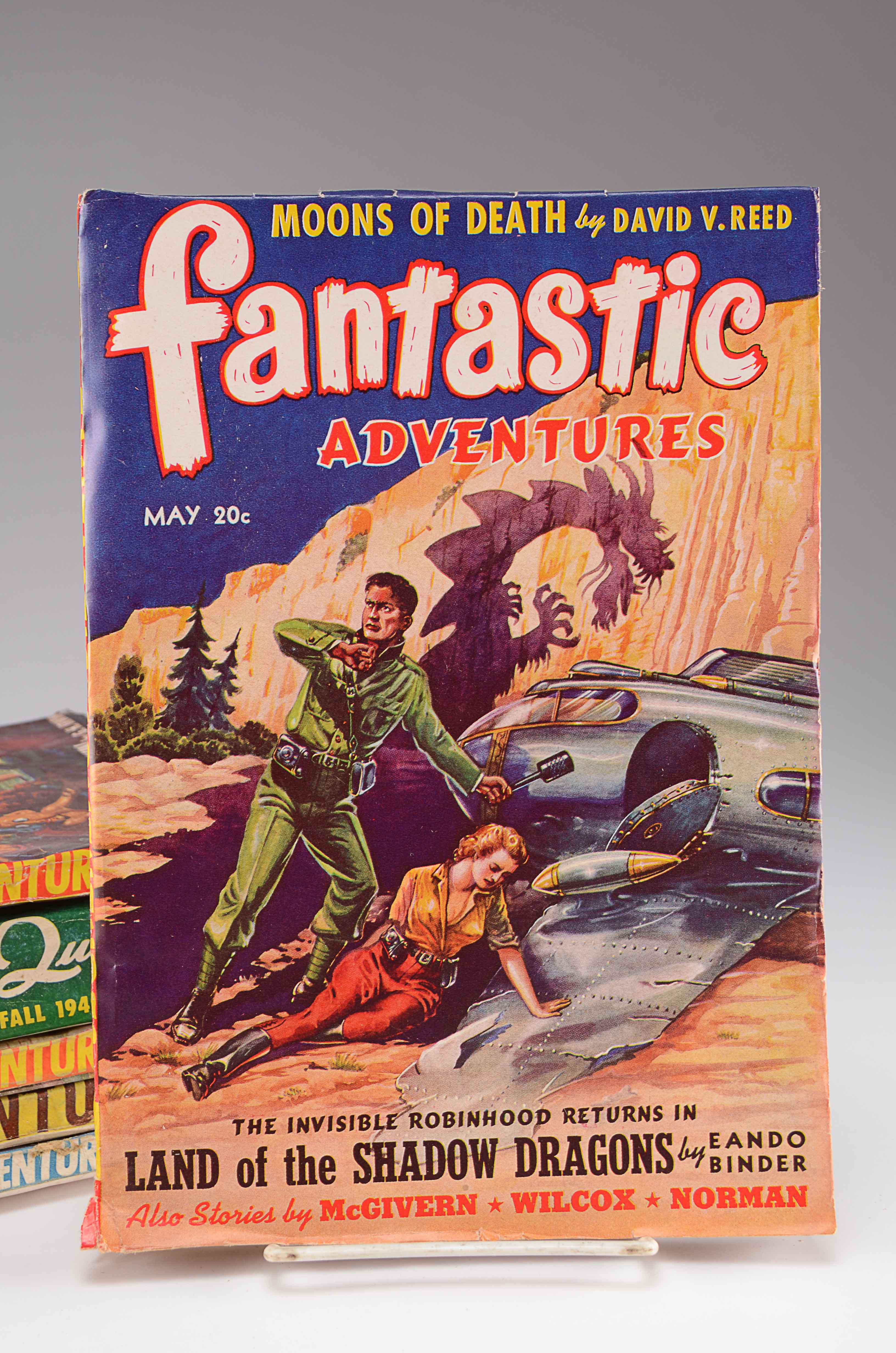 1940s "Fantastic Adventures" Science Fiction Magazines Include Fall '49 Reissue
