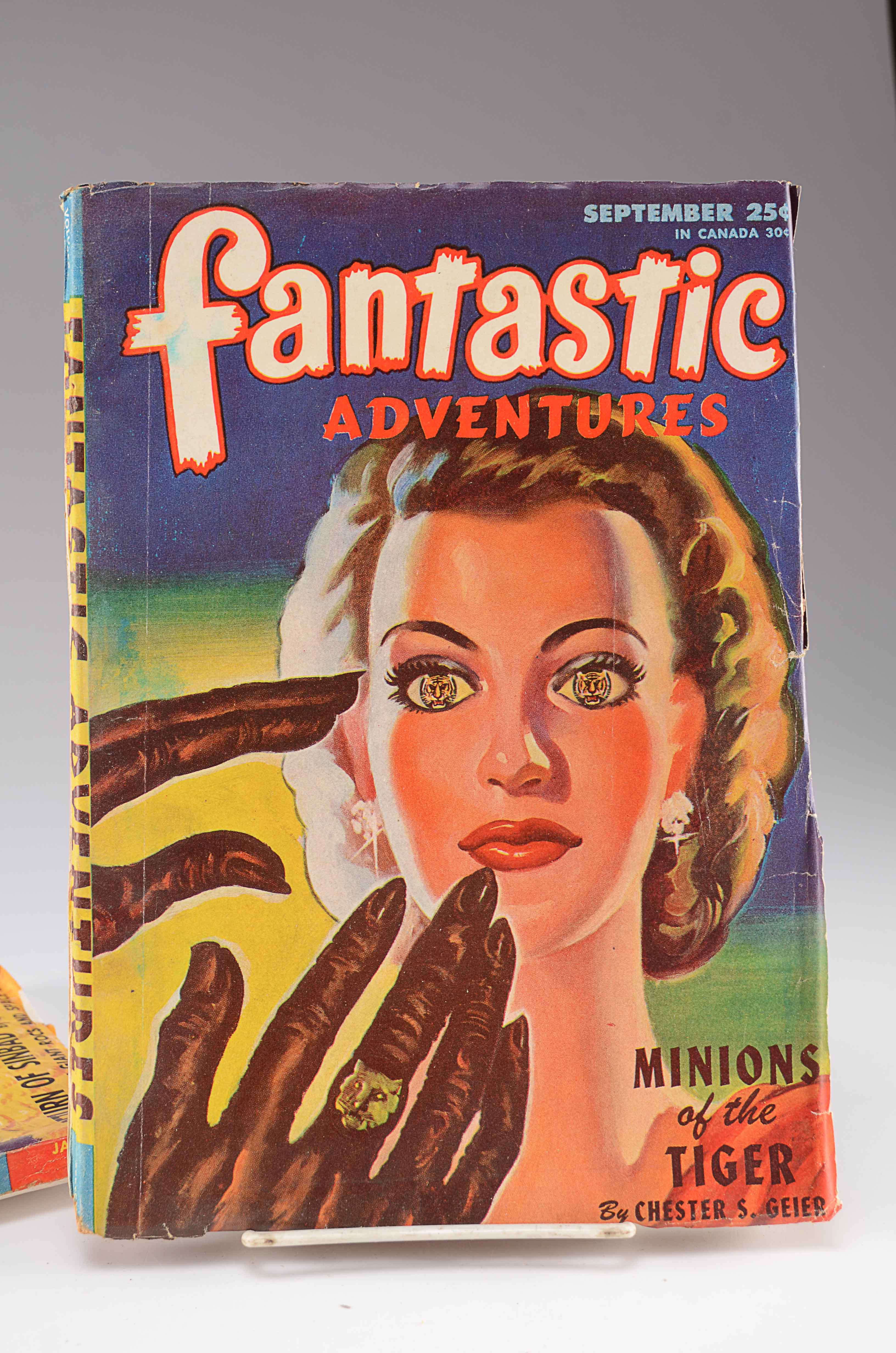 1940s "Fantastic Adventures" Science Fiction Magazines Include Fall '49 Reissue