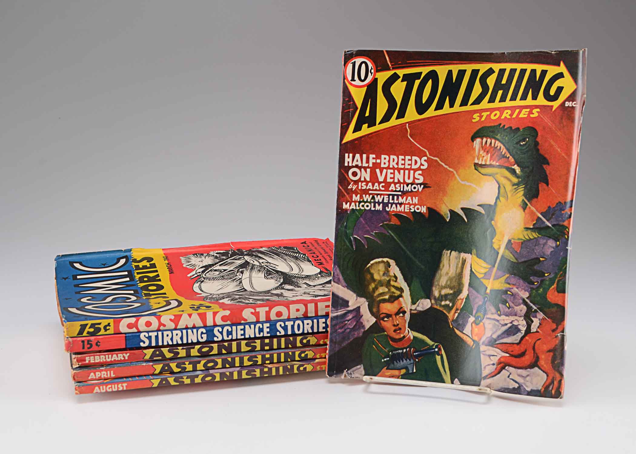 Early 1940s Science Fiction Magazines Feature Isaac Asimov