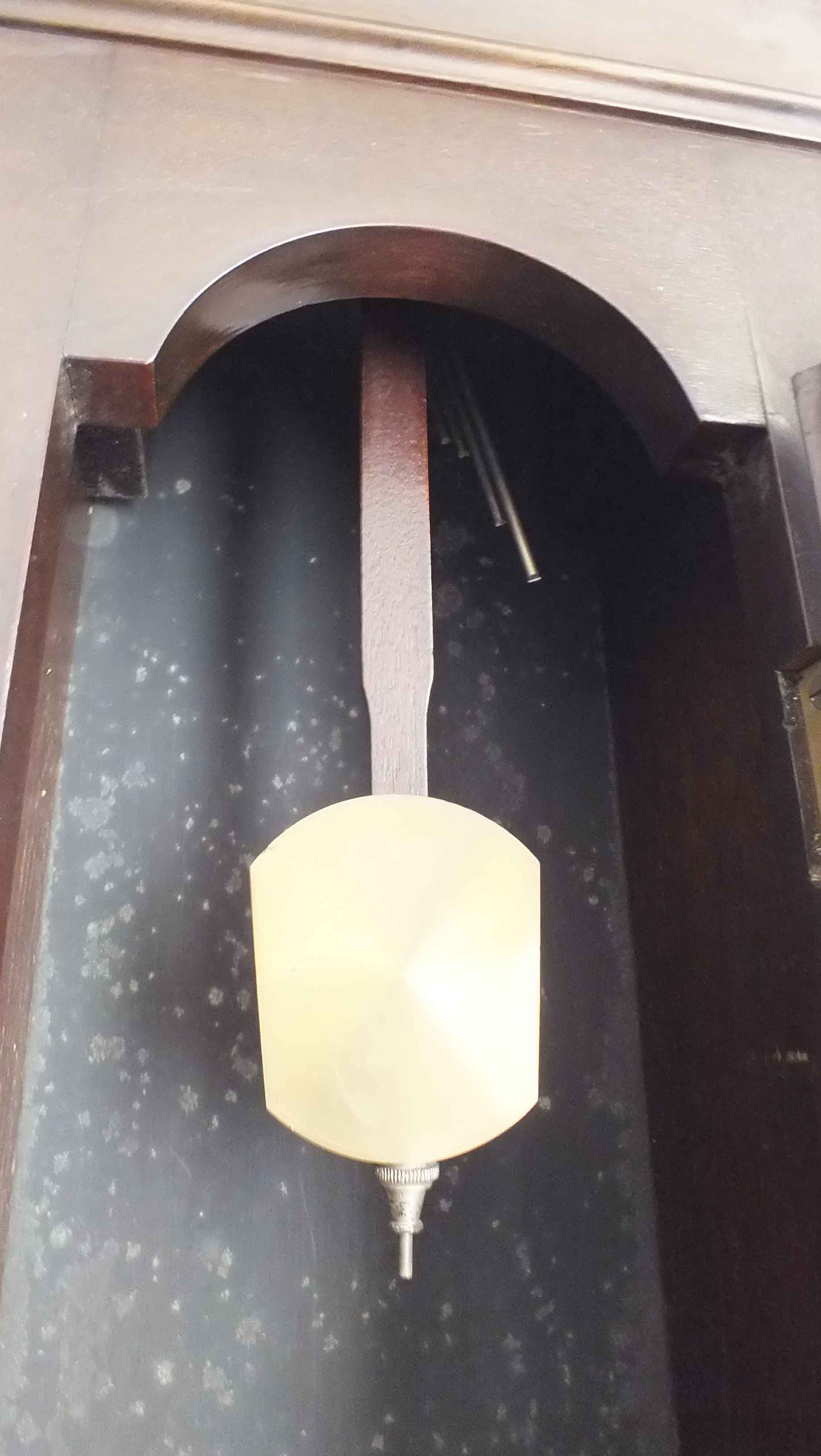  Antique Herschede Hall Grandmother Clock 