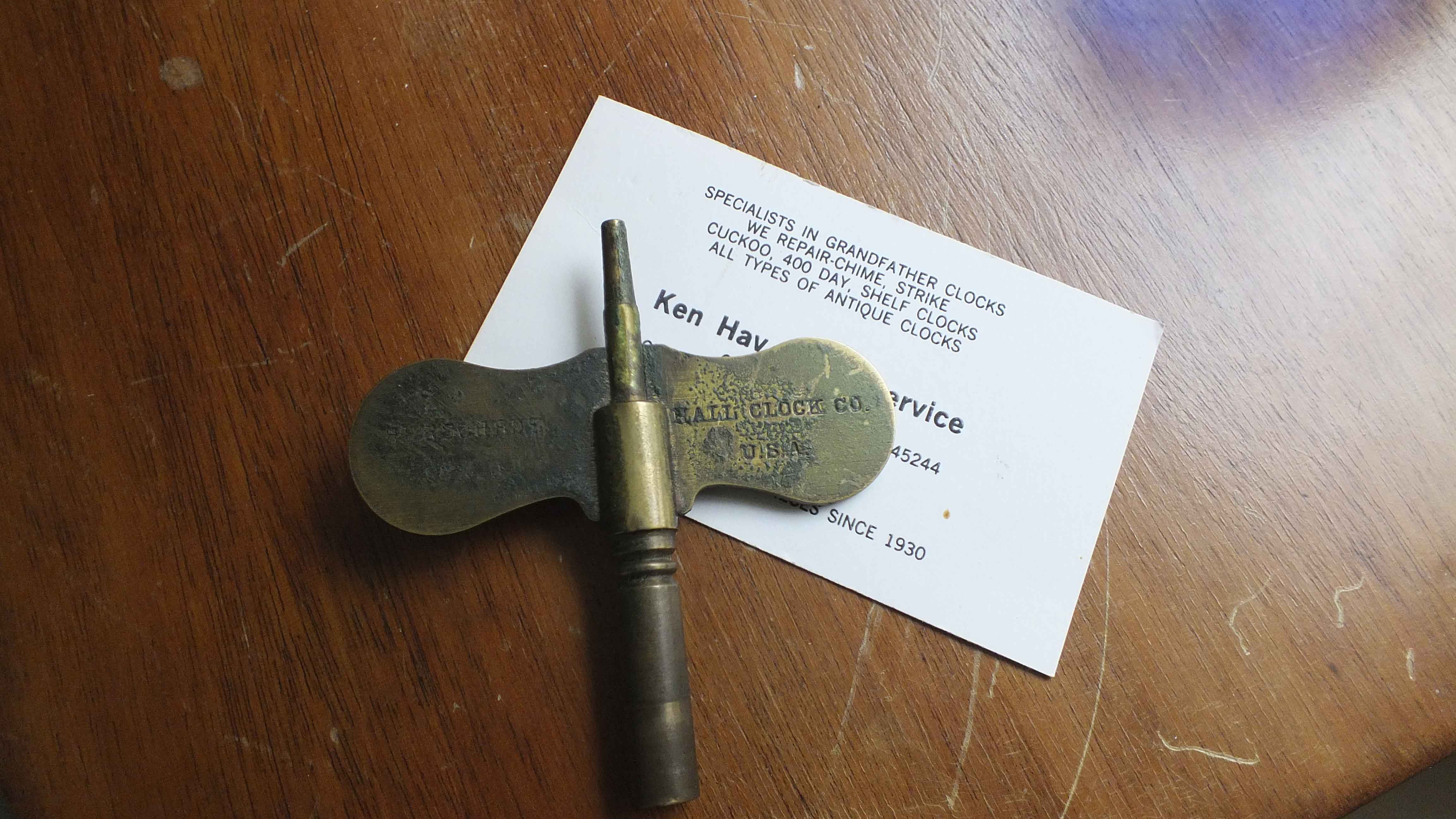  Antique Herschede Hall Grandmother Clock 