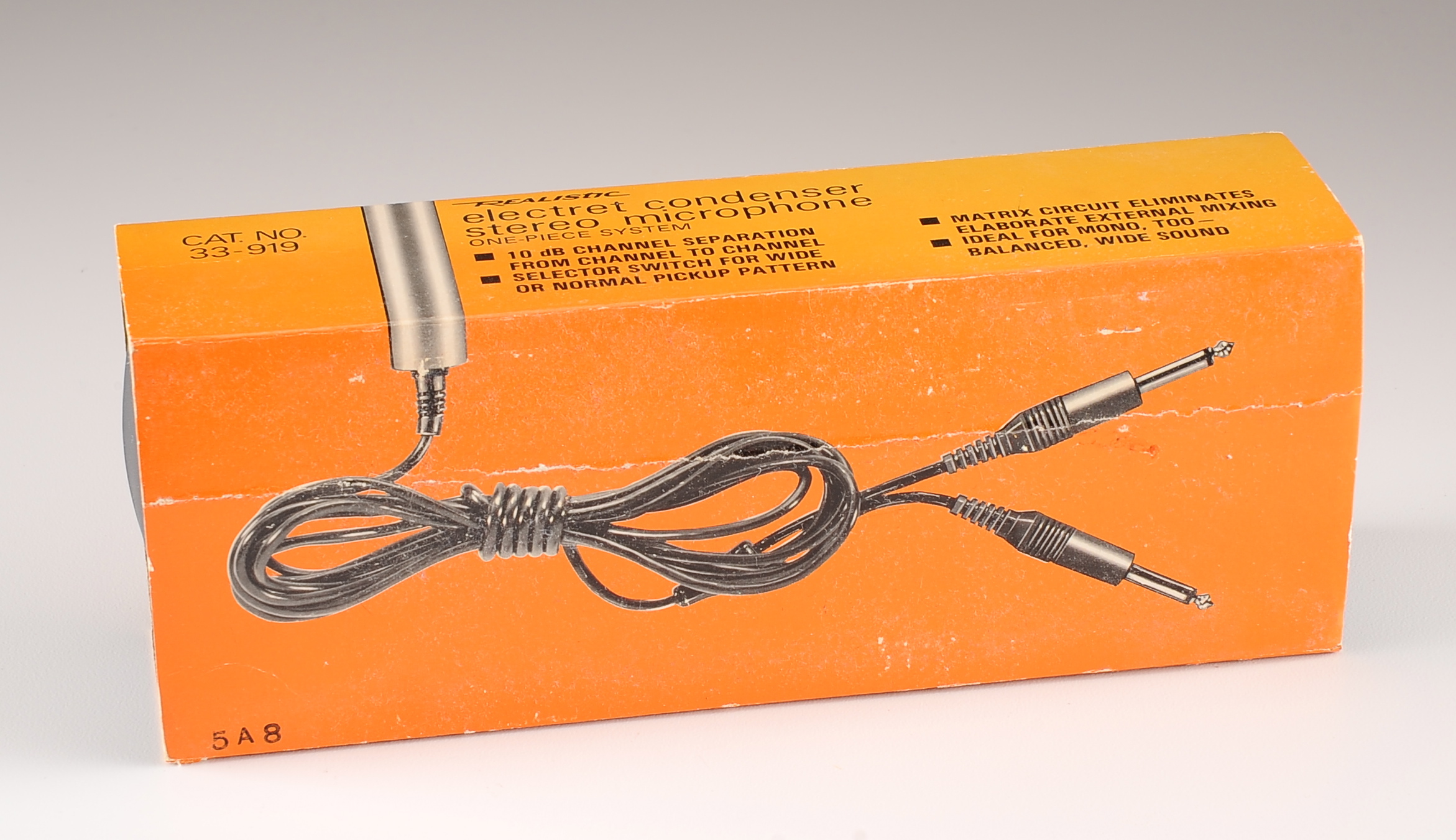 Realistic Electret Condenser Stereo Microphone