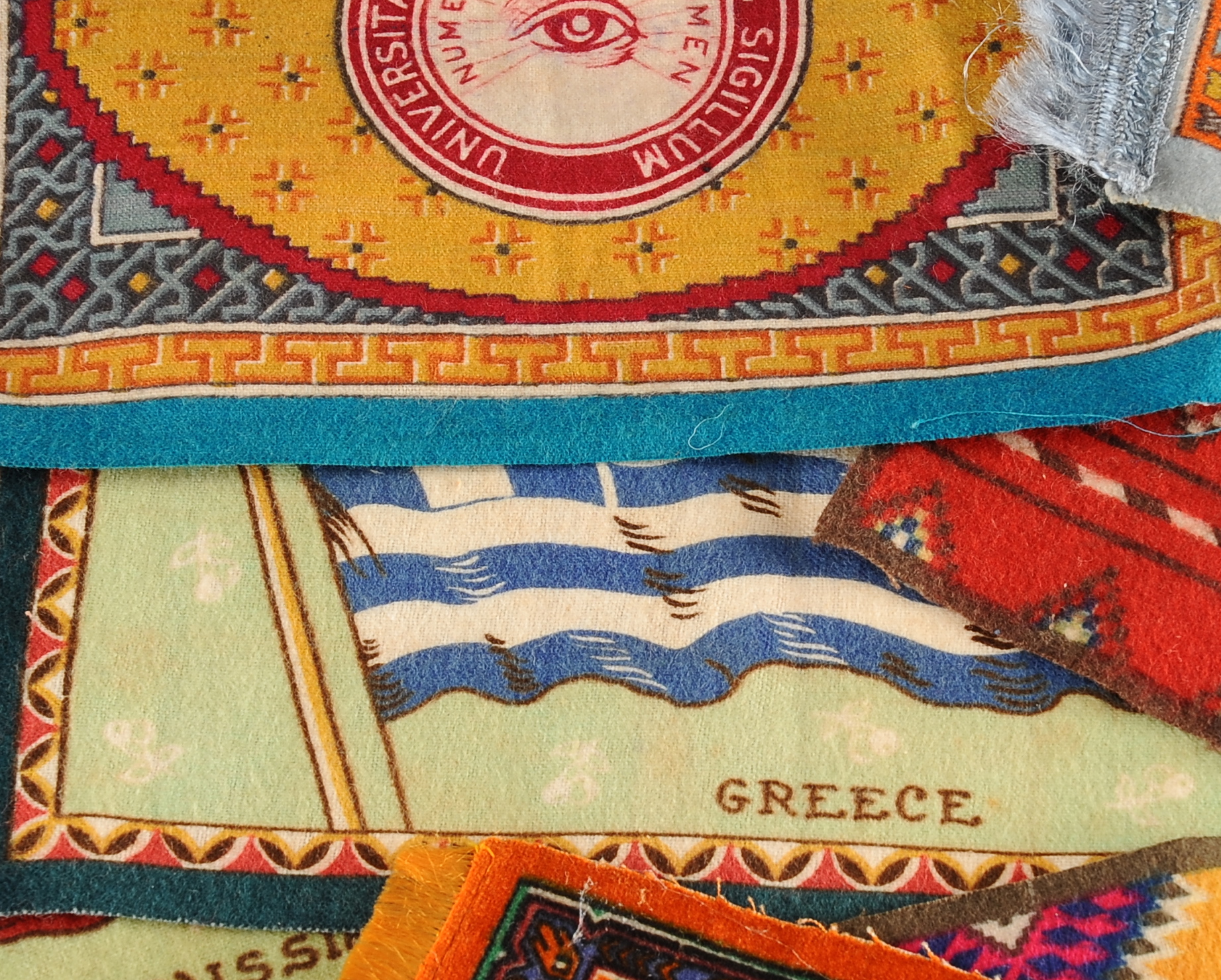 Collection of Vintage Tobacco Felts