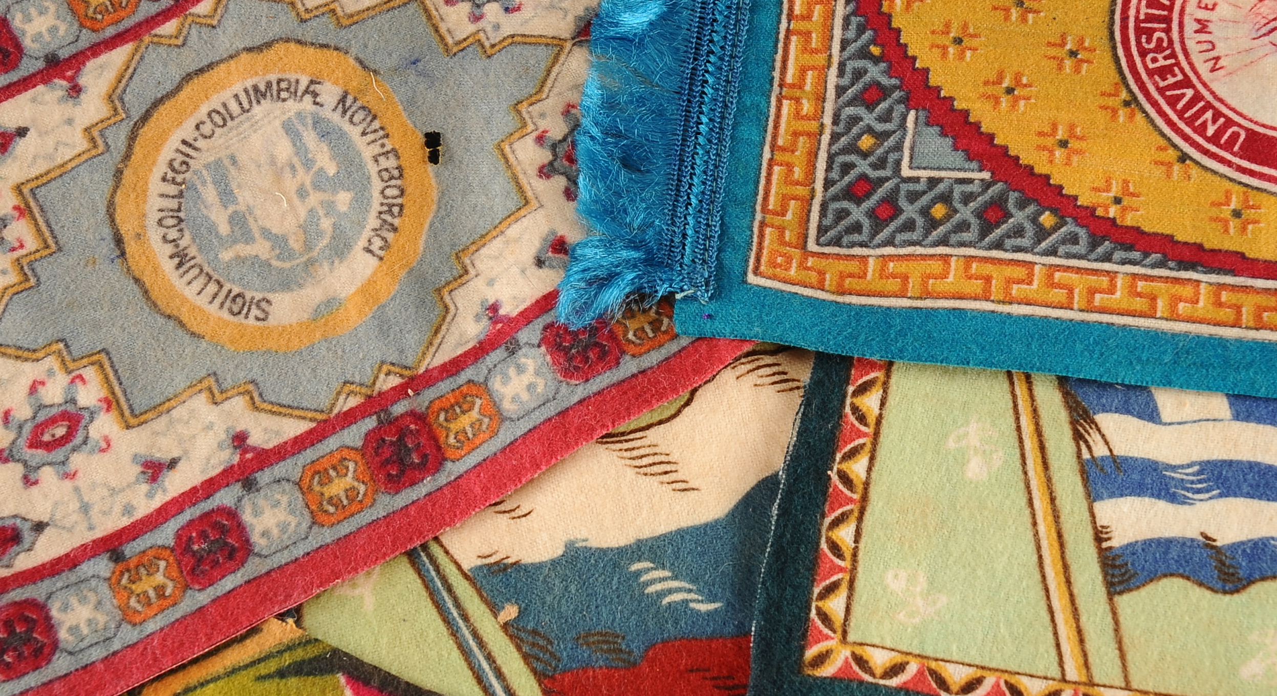 Collection of Vintage Tobacco Felts