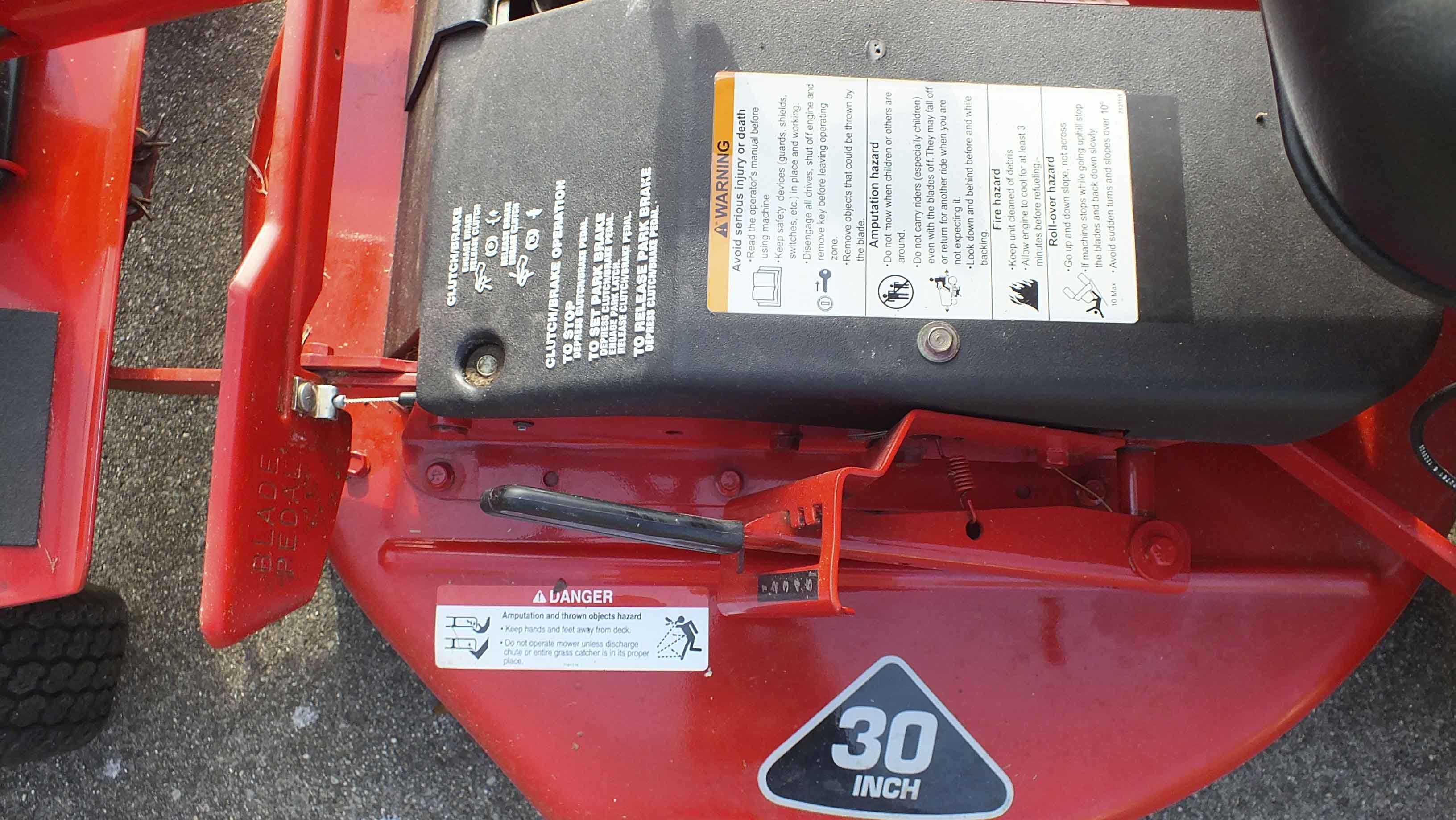 2009 Snapper Riding Mower with Leaf Catcher