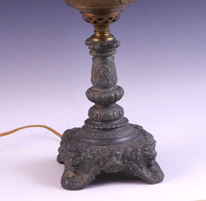 Juno Lamp Made by Edward Miller & Co., Circa 1890s