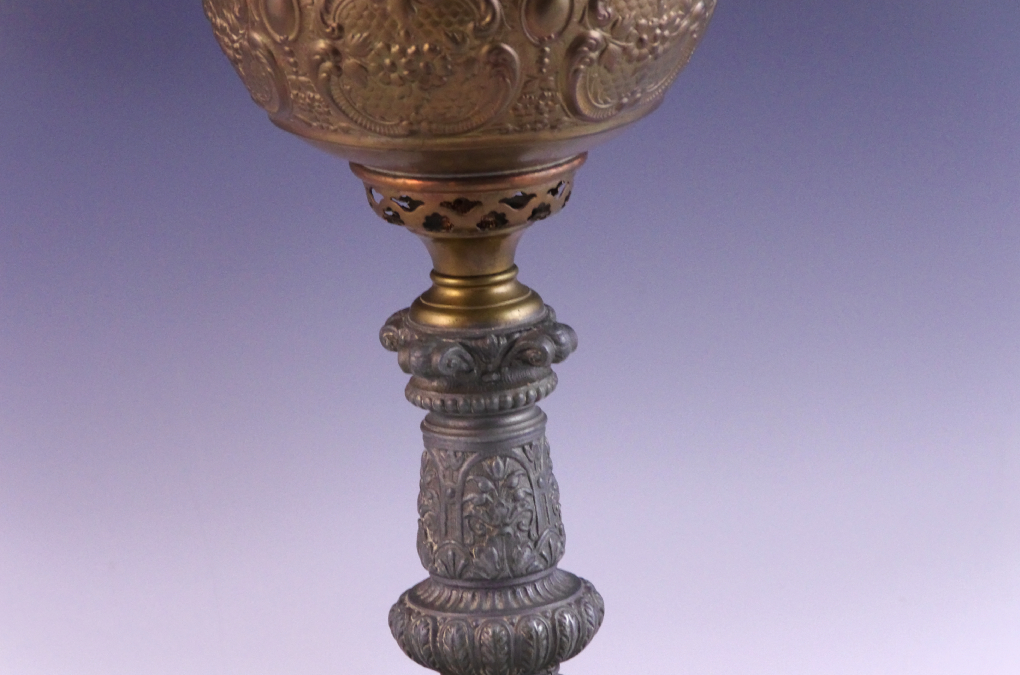 Juno Lamp Made by Edward Miller & Co., Circa 1890s