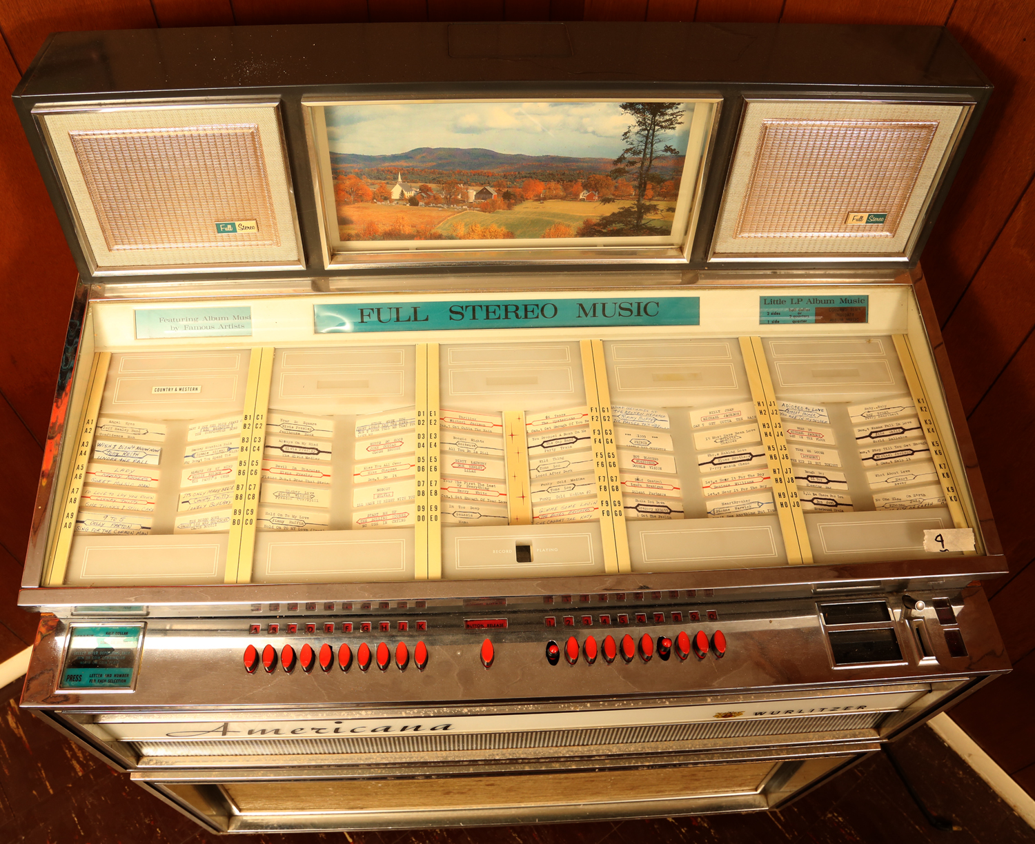 Americana Wurlitzer Jukebox