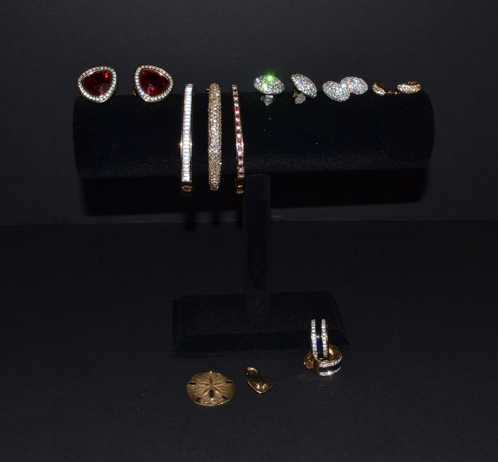 Gold Tone Costume Jewelry Group