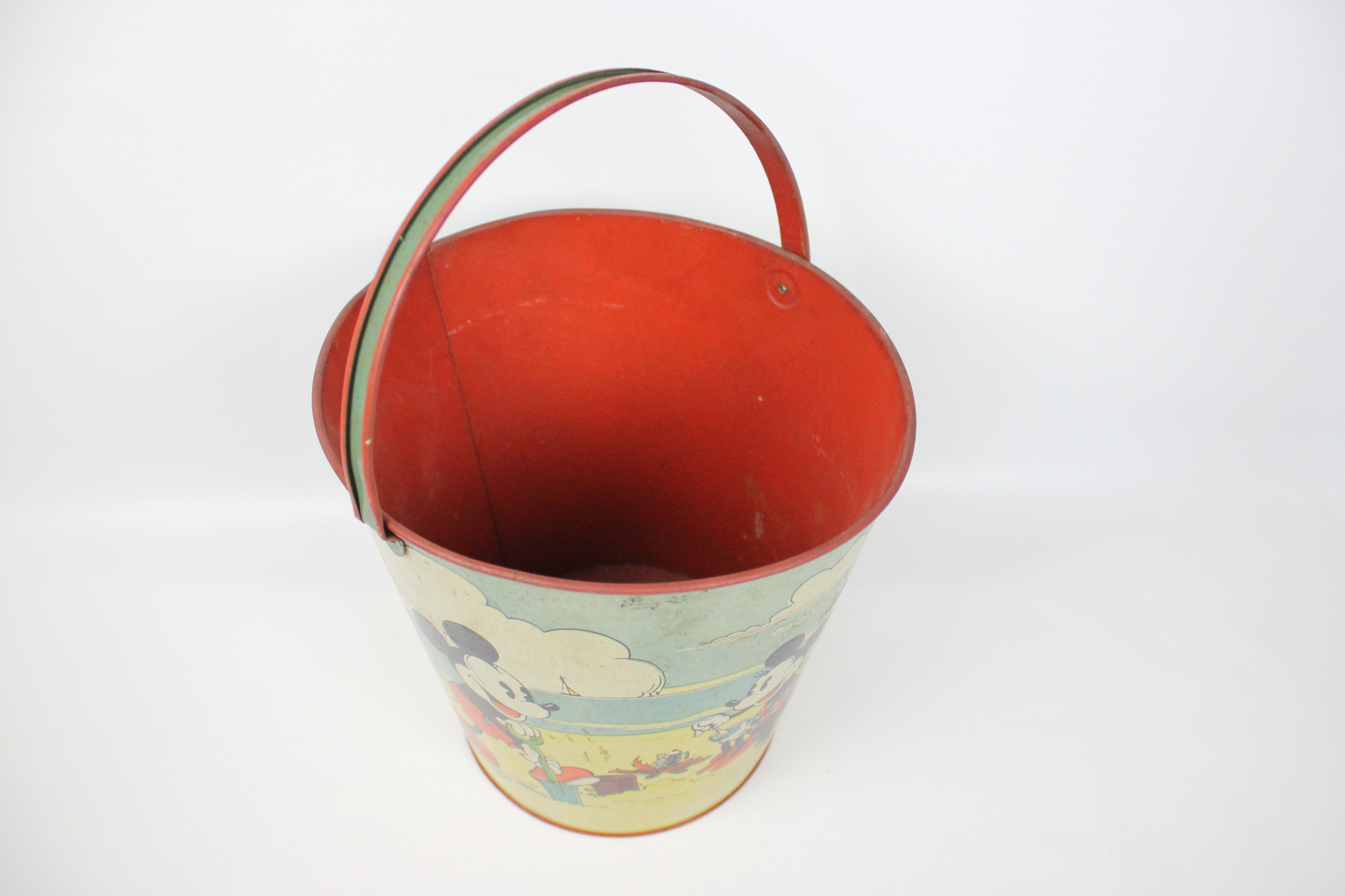 1930s Walt Disney "Treasure Island" Tin Sand Pail by The Ohio Art Co.