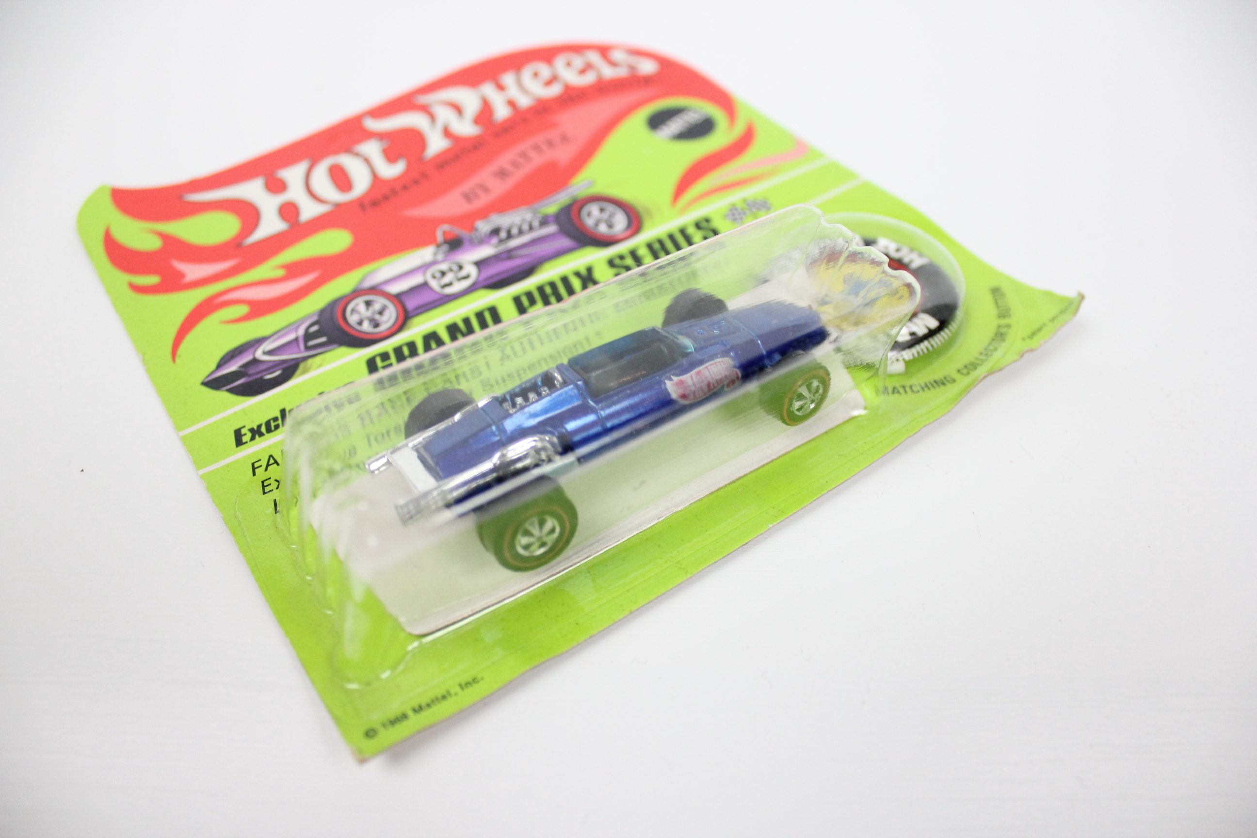 1969 Hot Wheels Grand Prix "Indy Eagle" and Collectors Button, Unopened