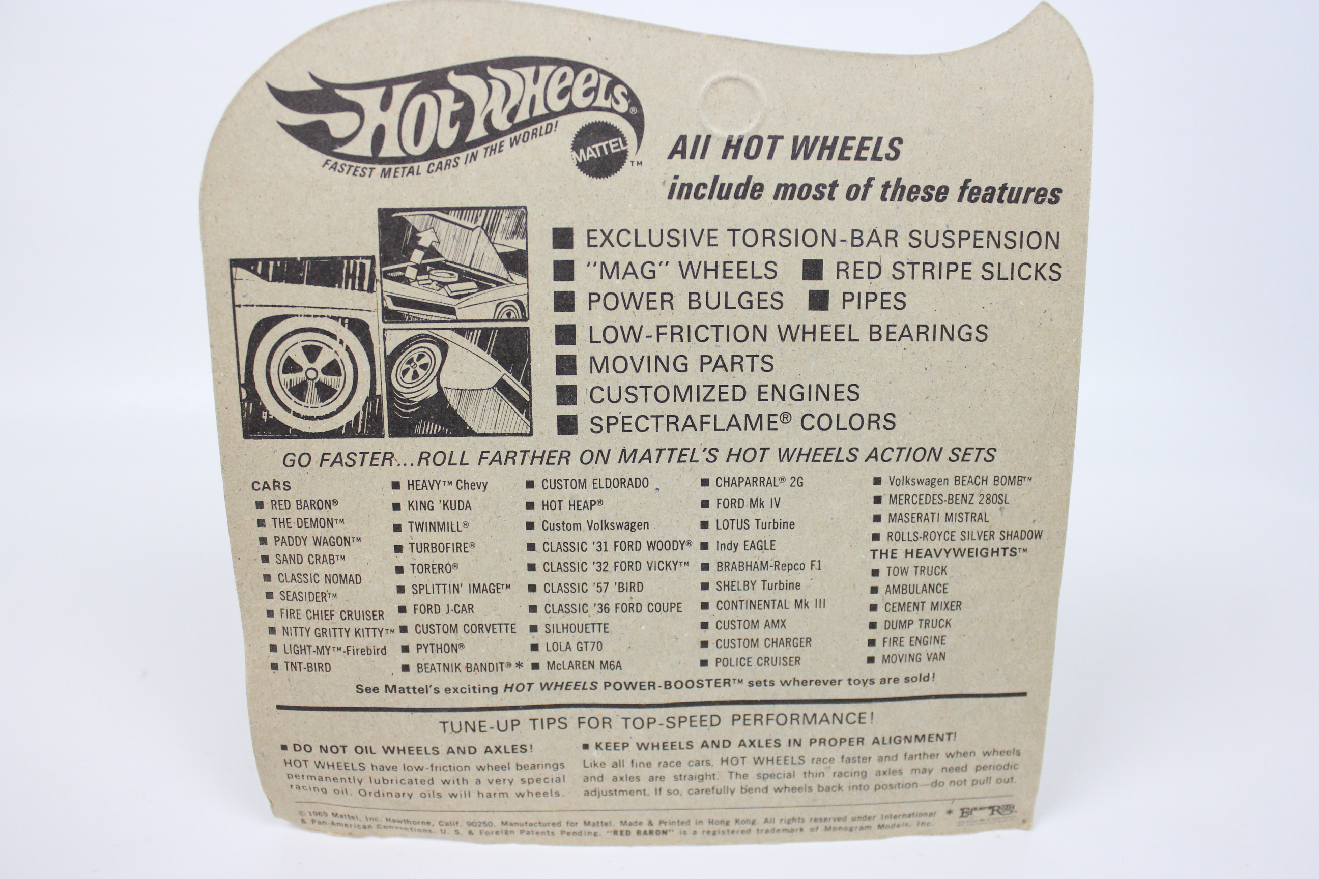 1969 Hot Wheels Grand Prix "Indy Eagle" and Collectors Button, Unopened