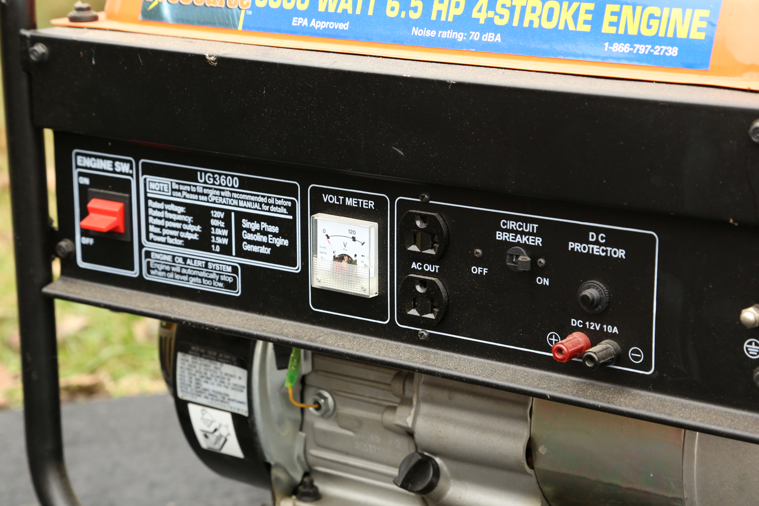 ProSource Generator 3000 Watt 6.5 HP 4-Stroke Engine