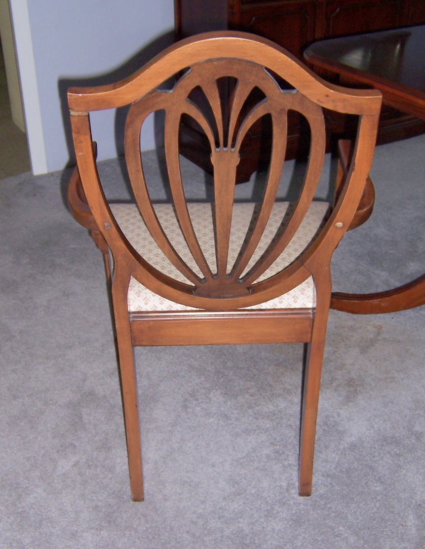 Vintage Duncan Phyfe Style Dining Table and Chairs