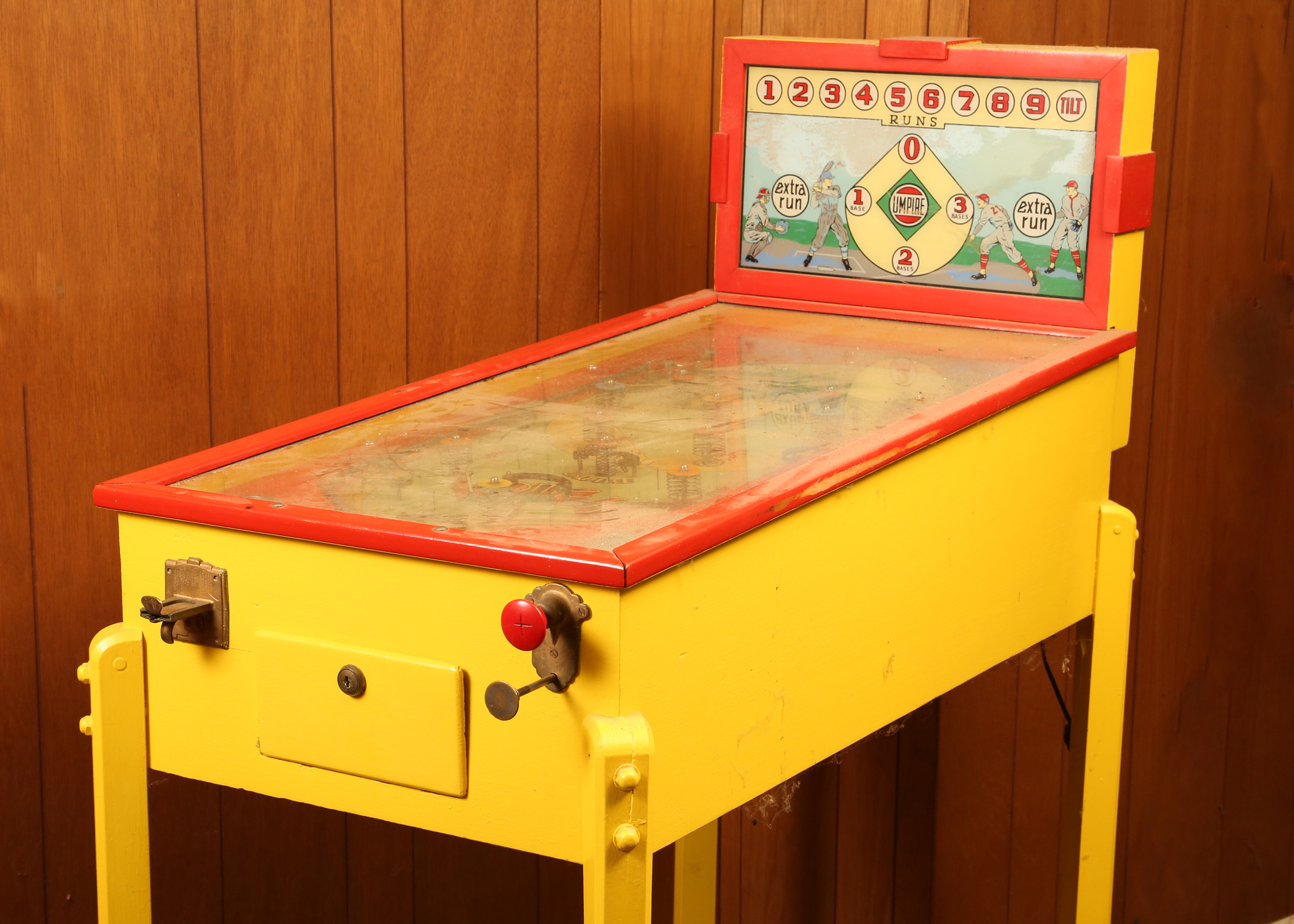 1937 "Home Run" Chicago Coin Pinball Machine
