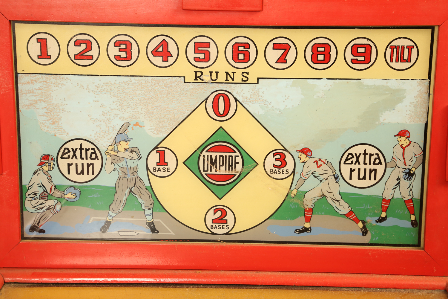 1937 "Home Run" Chicago Coin Pinball Machine