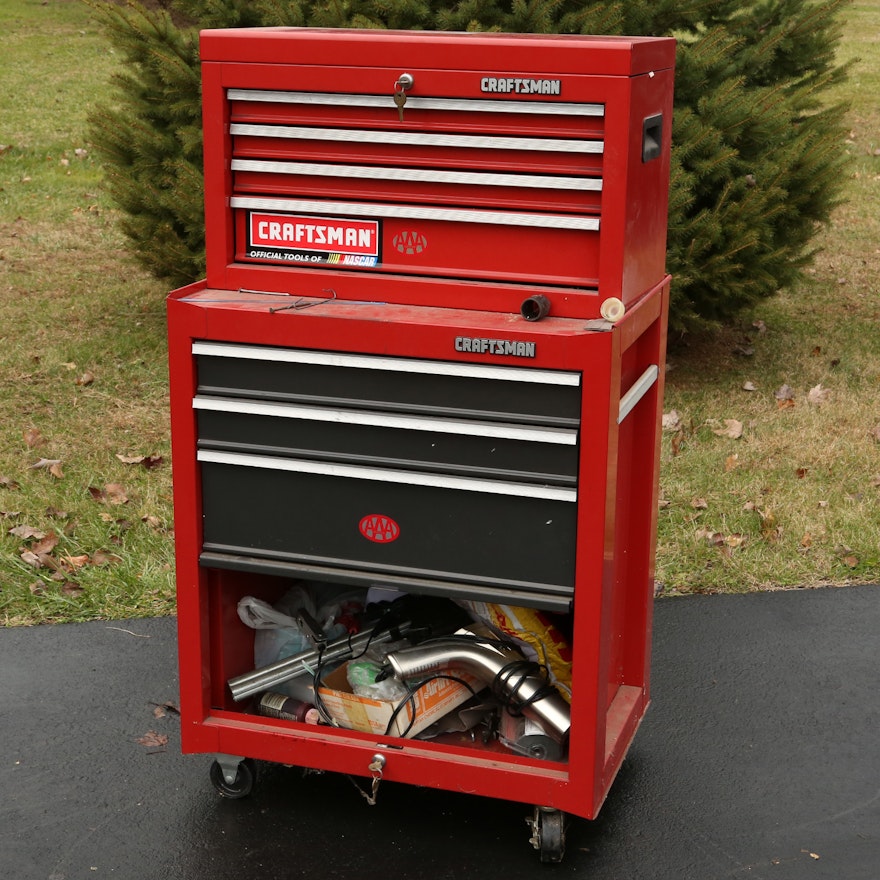 Craftsman Tool Box Loaded with Tools