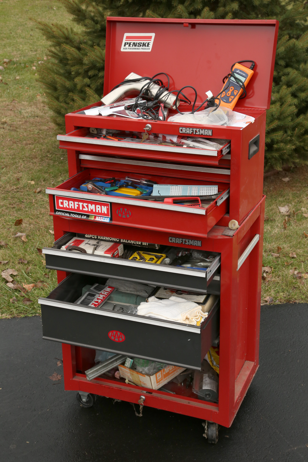 Craftsman Tool Box Loaded with Tools