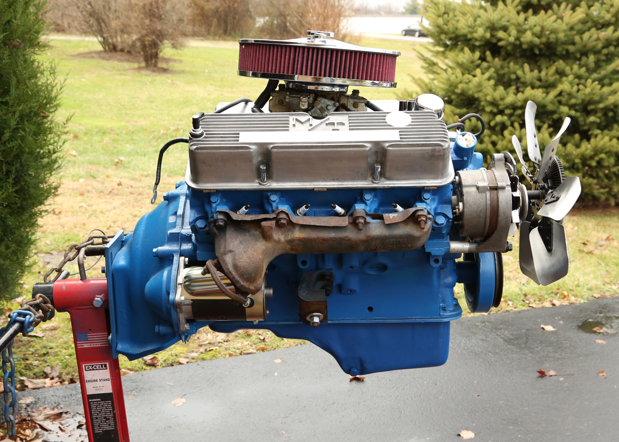 Rebuilt Ford Mustang Engine